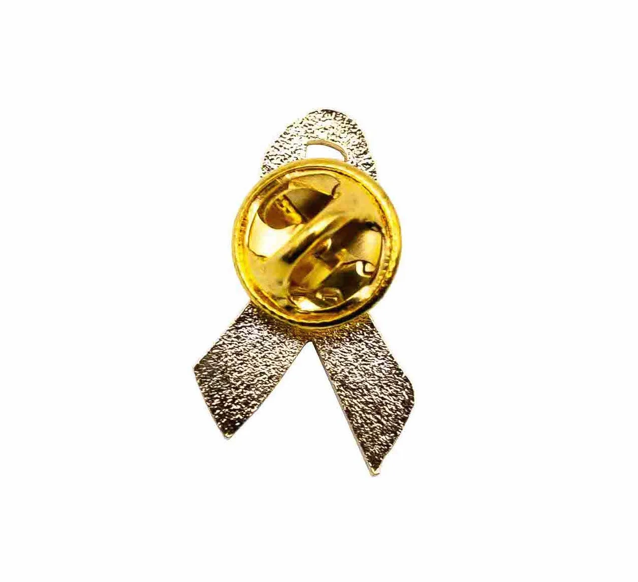 Café Viereck ® Bundeswehra żółta wstążka Pin – 1,5 cm x 2,5 cm – wstążka solidarności z zapięciem motylkowym, 1,5 cm x 2,5 cm, Mosiądz emalia