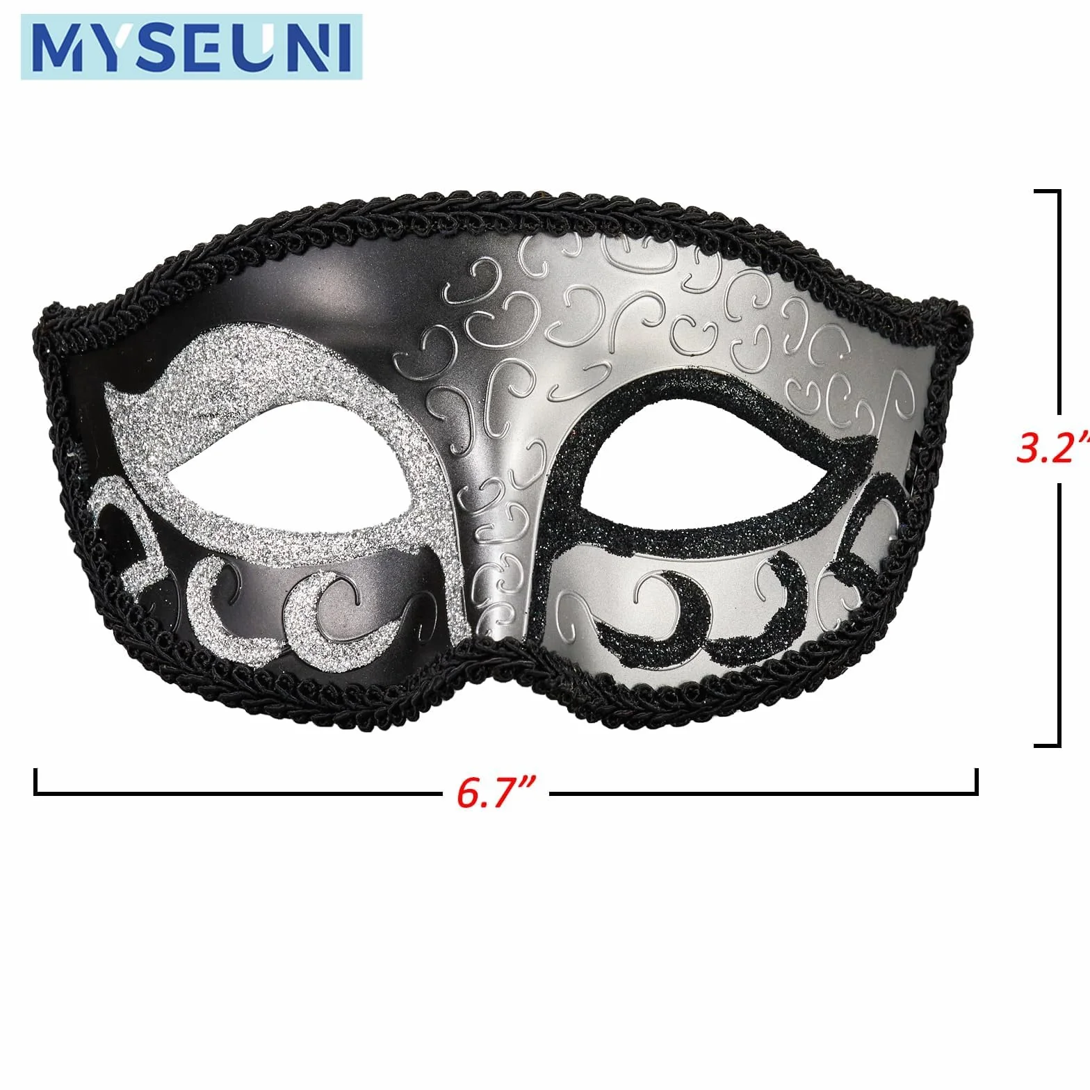 MYSEUNI Mardi Gras, maskarada, maskarada, maskarada, maskarada, maskarada, maskarada, męska maska na bal maskowy, maska