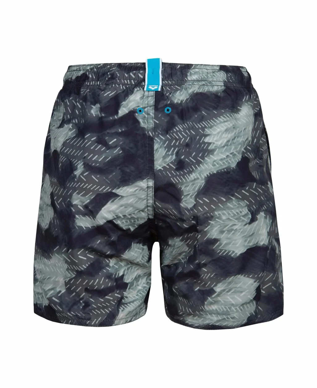 Arena Boy's Water Prints Bokserki plażowe Ao Short, Asfalt-multi, 6-7 lat