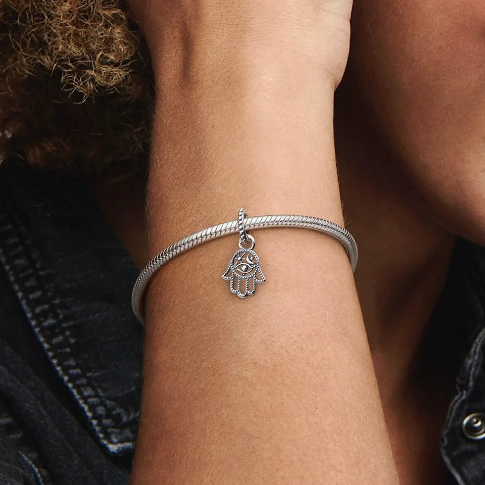 PANDORA Hand der Fatima Charm-Anhänger, Sterling-Silber, 799144C00