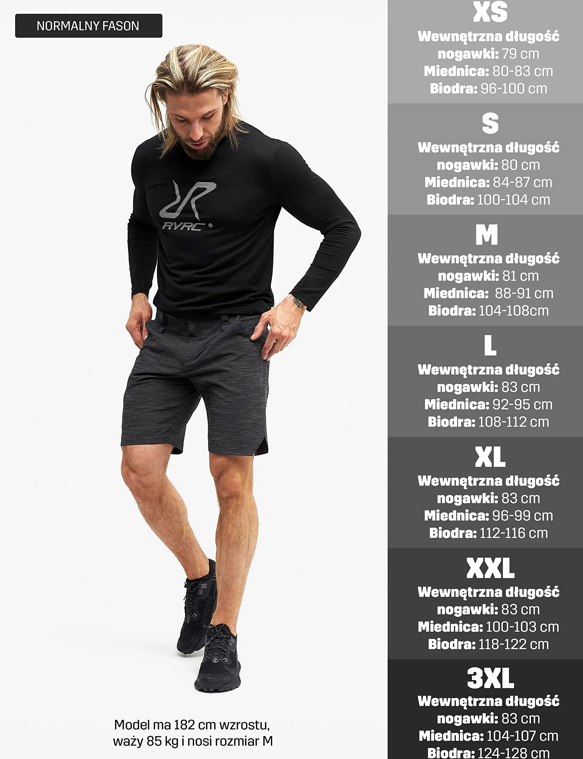 RevolutionRace Hike & Dive Shorts Męskie, Hybrydowe szorty turystyczne i szorty kąpielowe do wszystkich aktywności na świeżym powietrzu