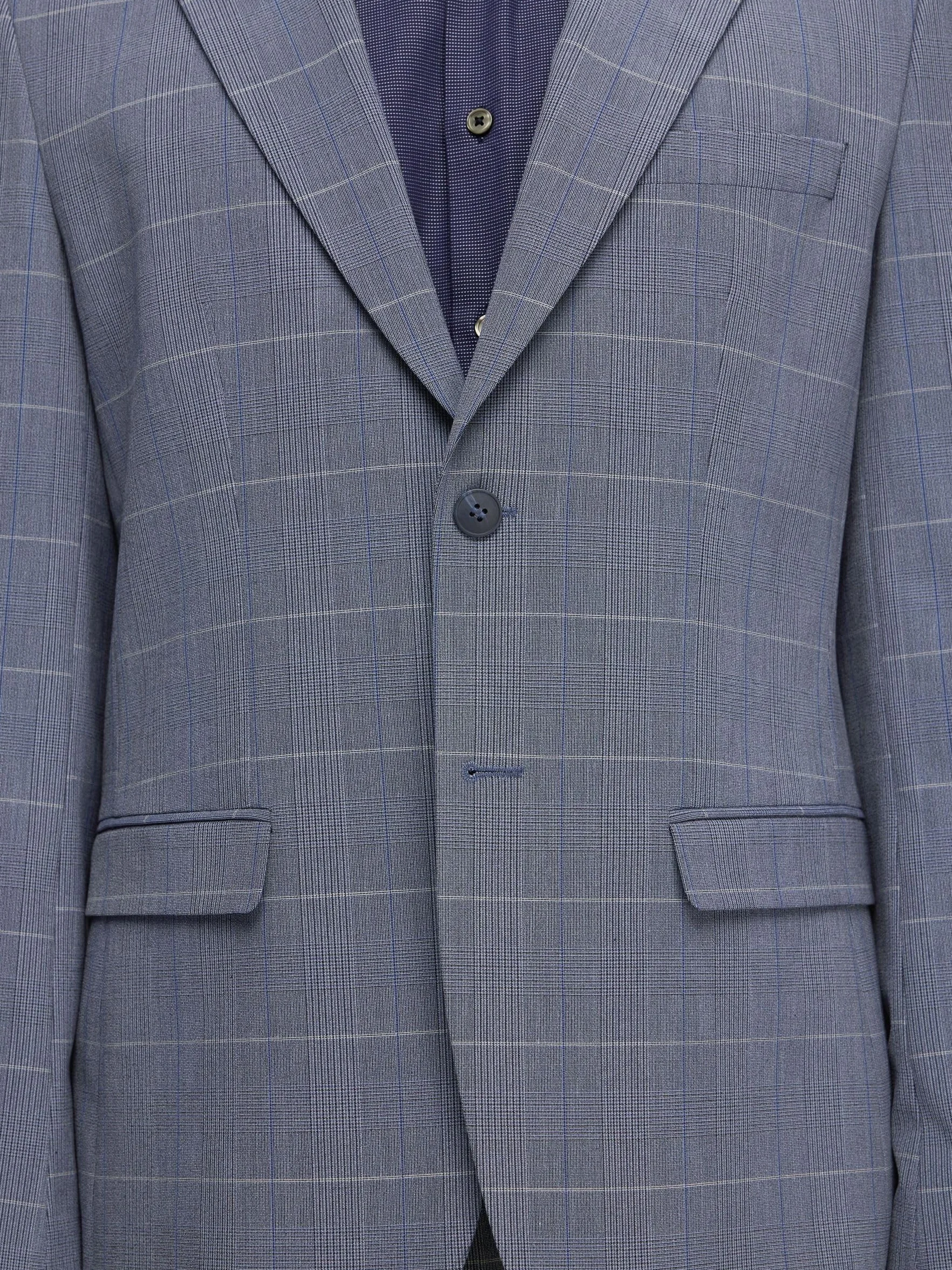 SELECTED HOMME Blezerek Mężczyźni Slhslim-liam Blue Check Blz Flex
