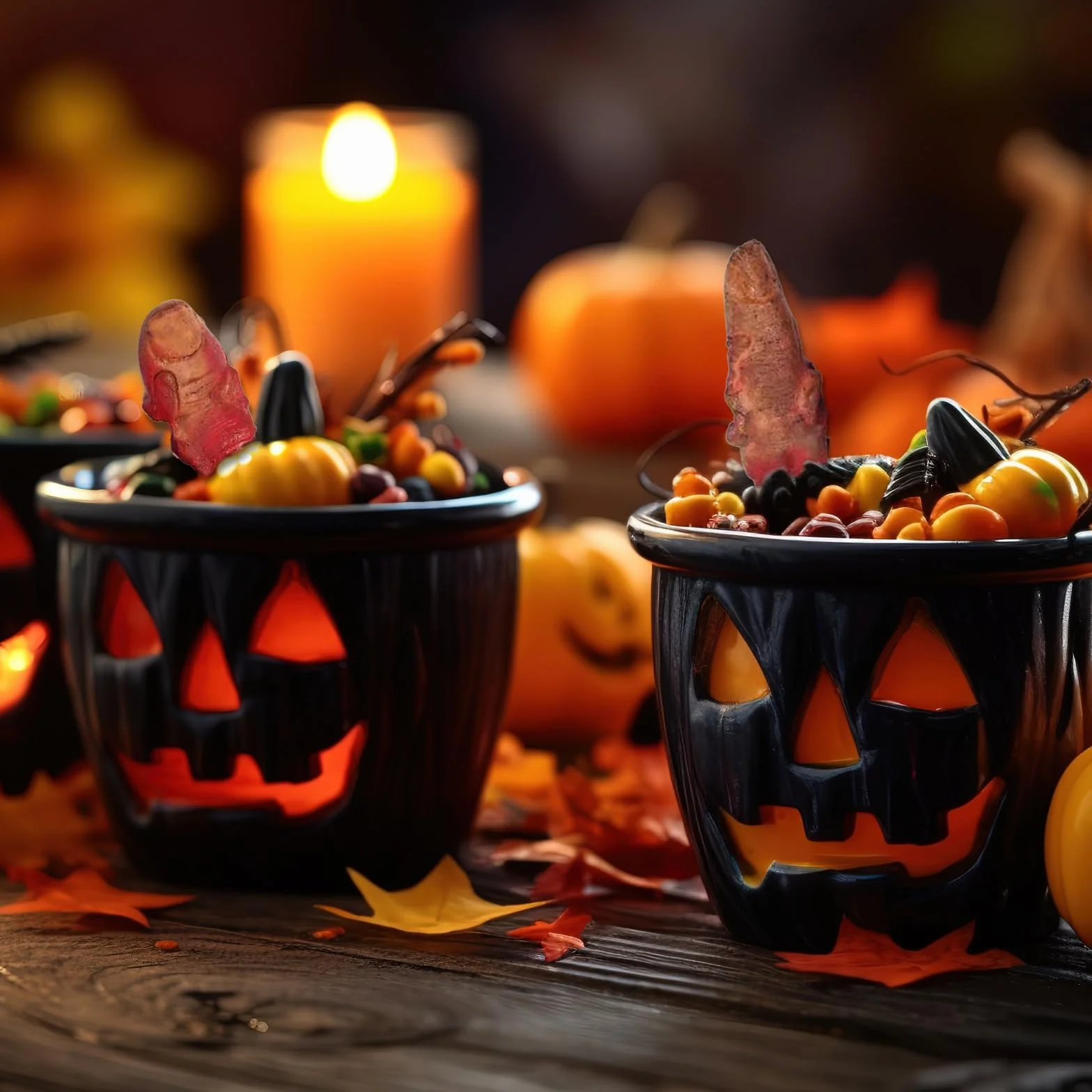 Xinlie 5 oddzielonych palców na Halloween, złamane dłonie, rekwizyty horroru, części ciała, sztuczne krwawe części ciała, czubek kciuka, miękki plastikowy palec do dekoracji na Halloween