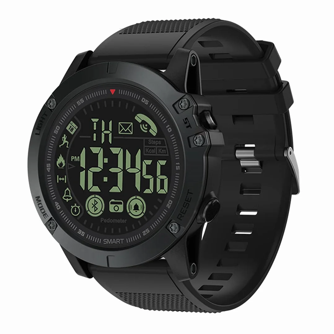 Smartwatches Sleep Tracker wodoszczelny IP68, krokomierz, do biegania, pływania, aktywności na świeżym powietrzu, zegarek sportowy, cyfrowy smartwatch dla mężczyzn i kobiet, z systemem Android iOS (czarny)