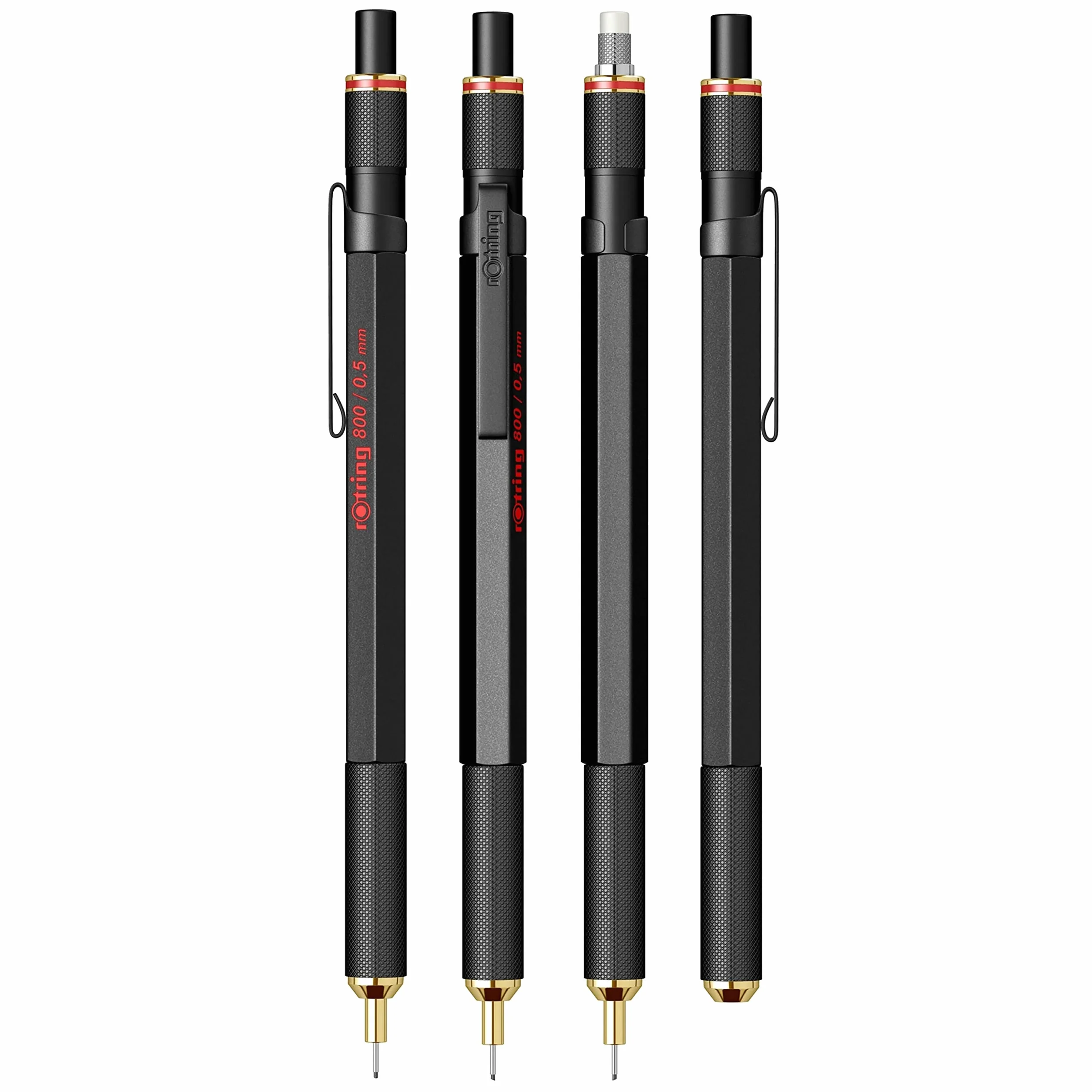 Rotring 800 1904447 Ołówek Automatyczny, Czarny, 0.5mm