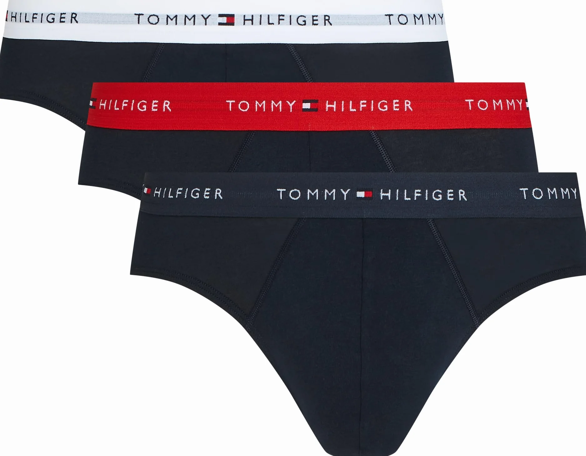 Tommy Hilfiger Slipy męskie (3 sztuki), Wielobarwna, L