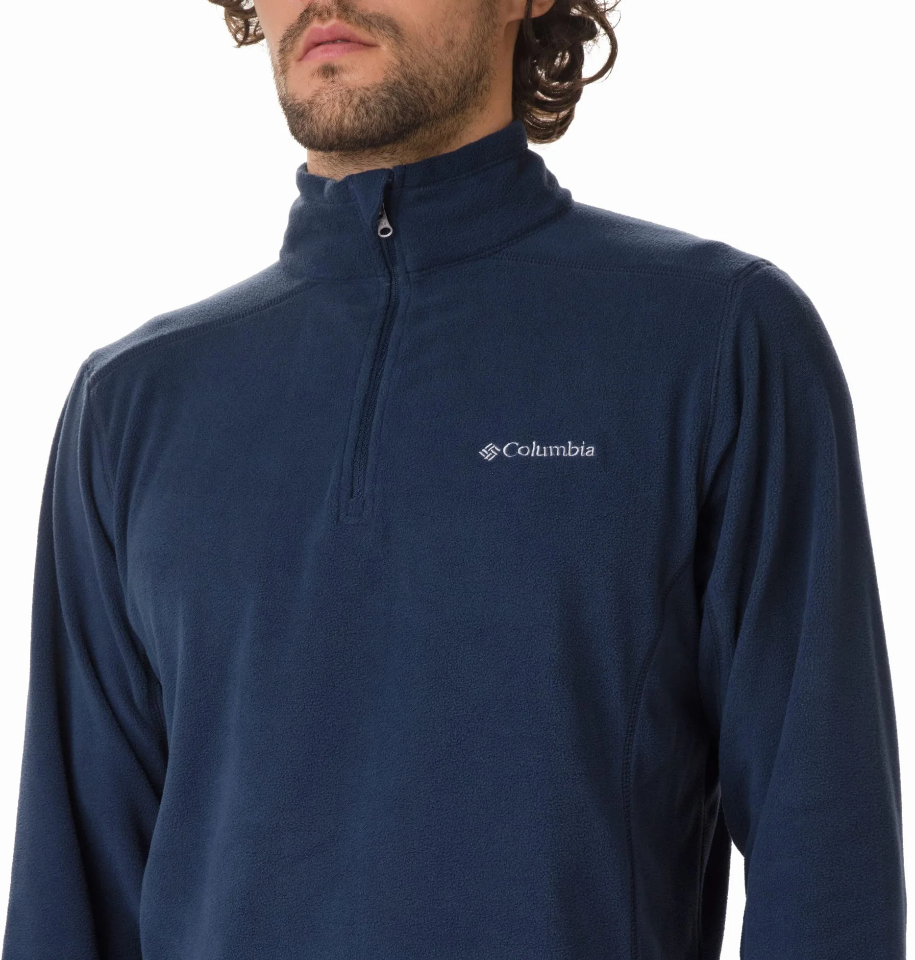 Columbia Klamath Range 2 Half Zip, Bluza Polarowa Mężczyźni, Collegiate Navy Solid, L