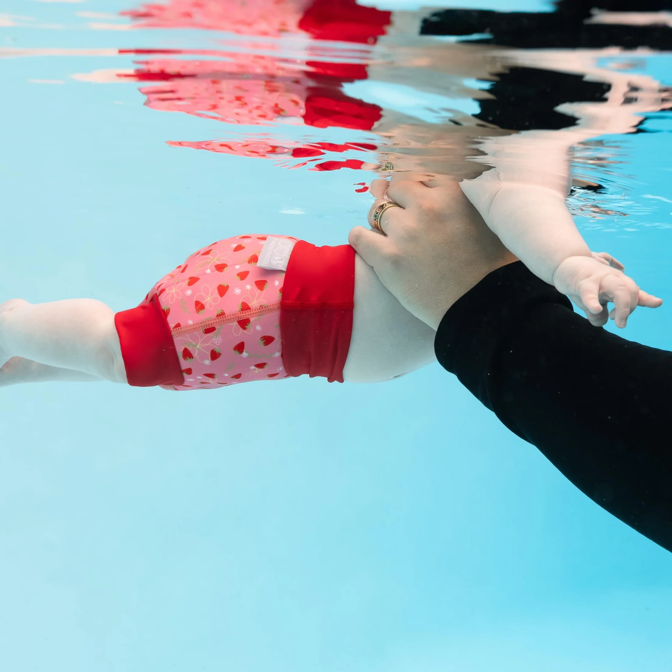 Splash About Happy Nappy Duo, pole truskawkowe, 2-3 lata, Pole truskawkowe, 2-3 Lat
