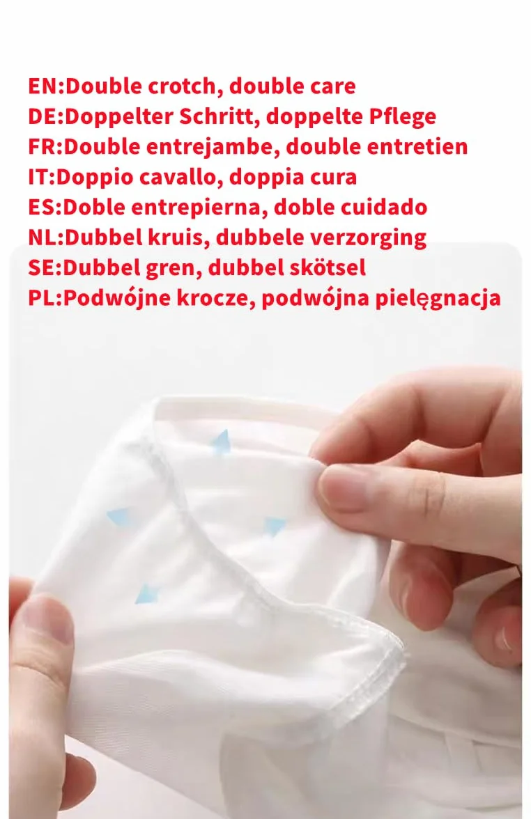 8 sztuk damskich majtek jednorazowych, z czystej bawełny, jednorazowe majtki, do szpitala, dla kobiet w ciąży, na poranne, do połogu, na podróż, miesiączkę, masaż, SPA, biały, XXL