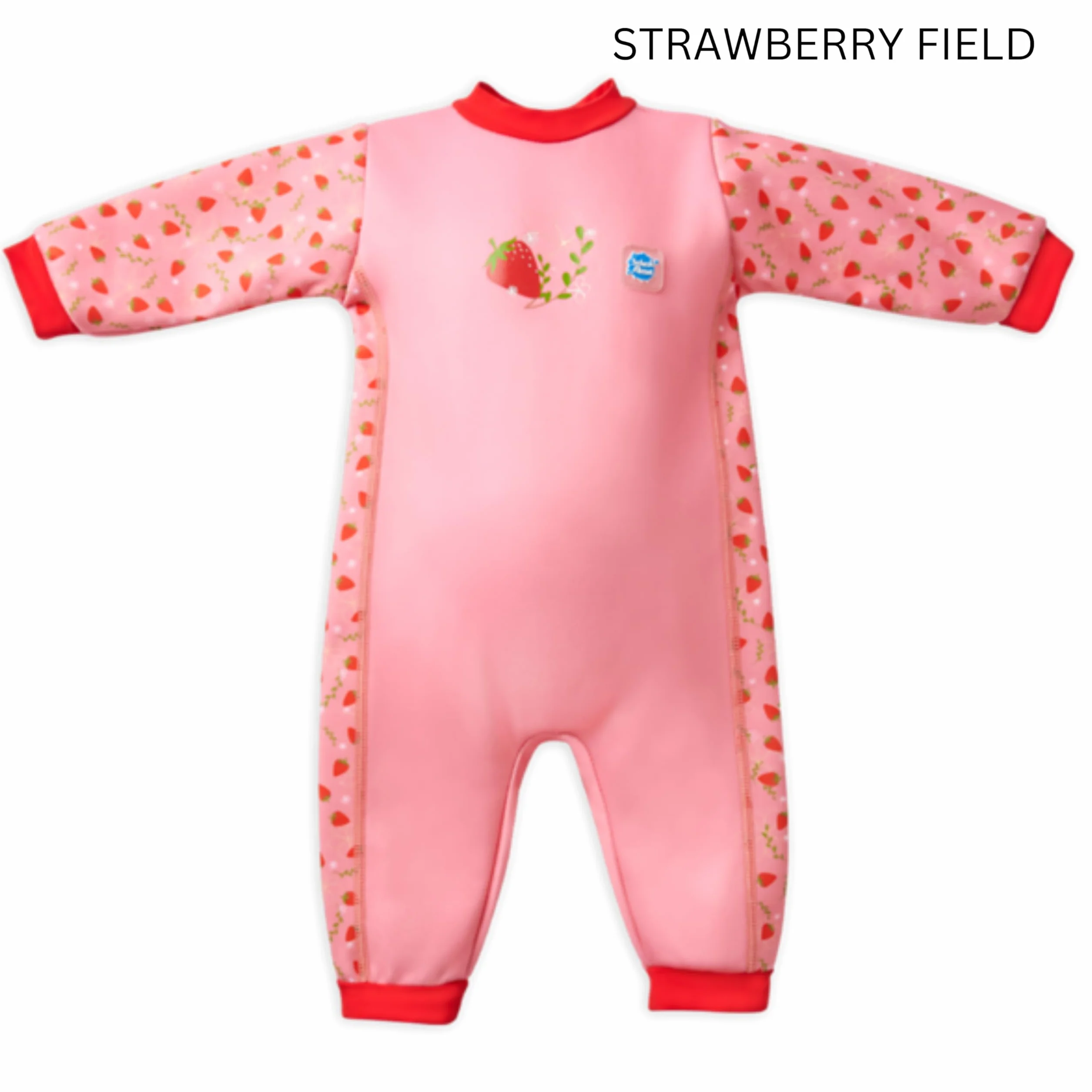 Splash About Warm in One Baby ocieplający kombinezon dla niemowląt, Strawberry Field, 6-12 miesięcy, Strawberry Field, 6-12 miesi?cy