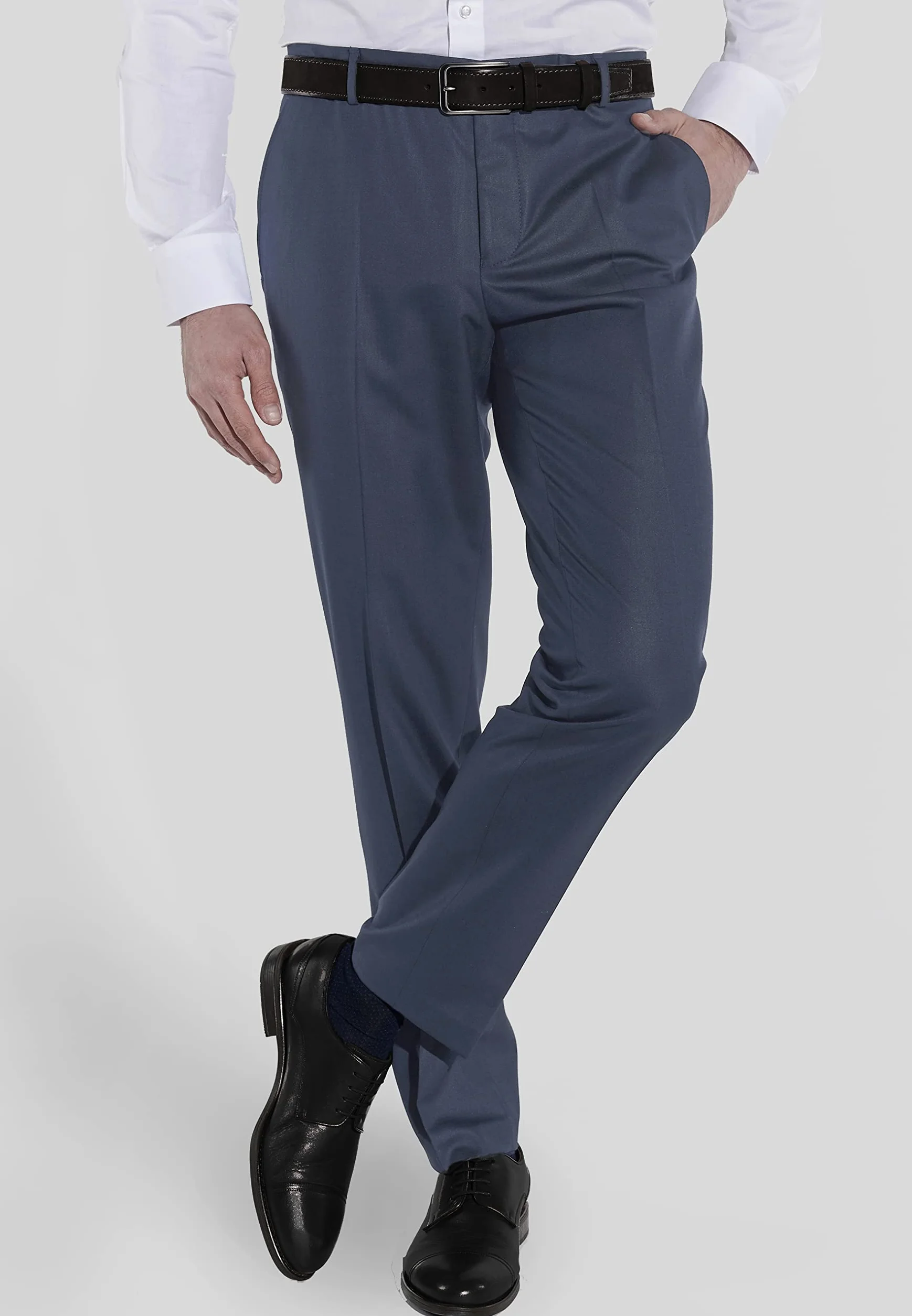 Steffen Klein Męski 2-częściowy garnitur biznesowy slim fit, smoking, marynarka z 2 guzikami