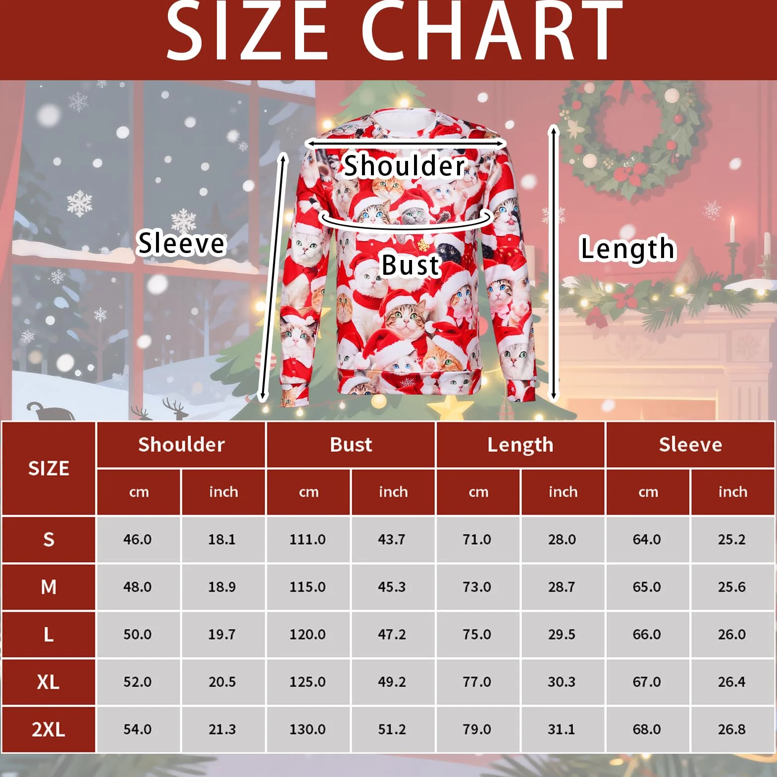 Brzydki sweter bożonarodzeniowy, męski kot, bluza bożonarodzeniowa, zabawna bluza z długim rękawem, sweter na Boże Narodzenie, dla mężczyzn, na zimę, brzydki sweter bożonarodzeniowy