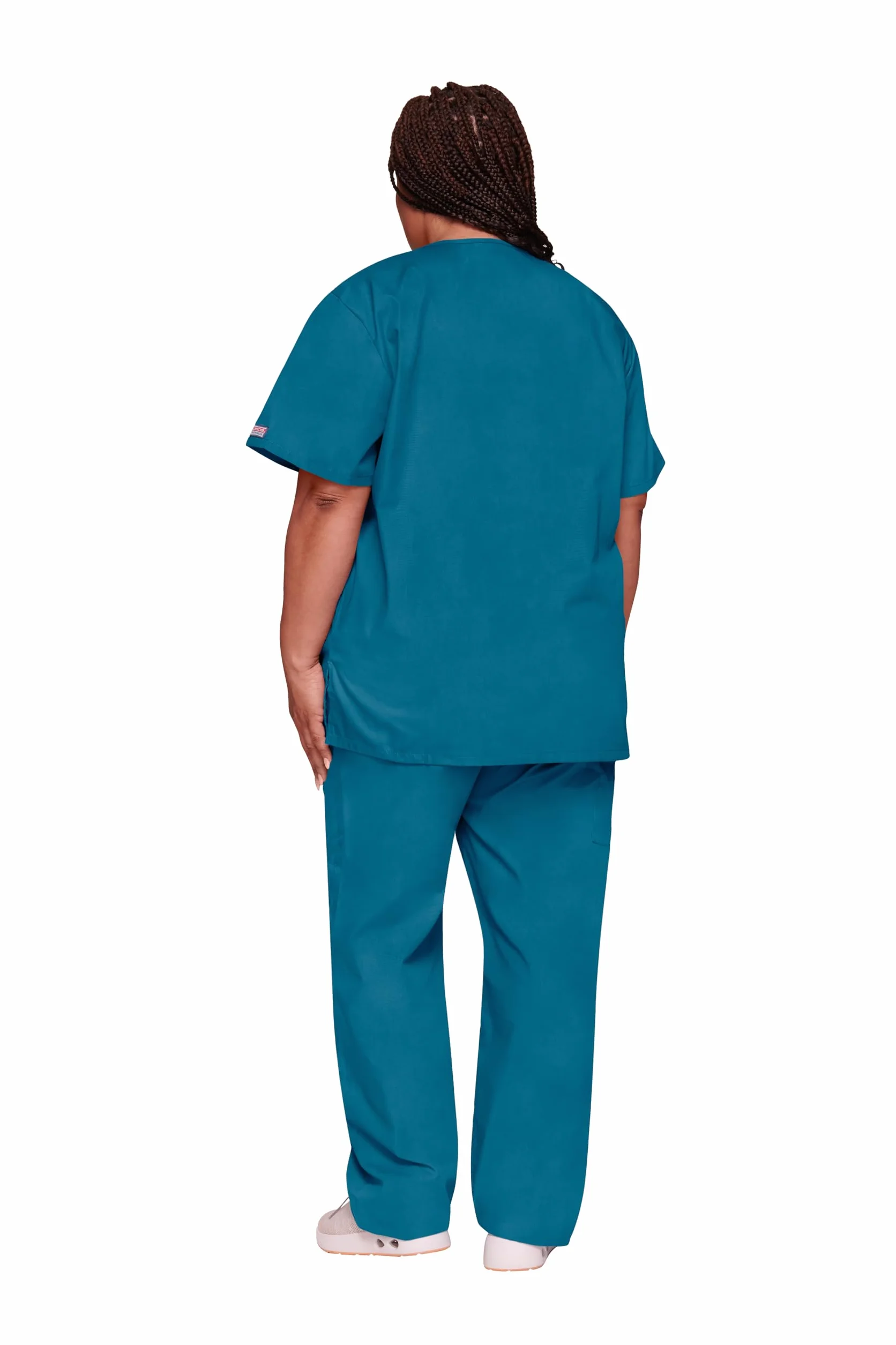 Cherokee - Uniform unisex kasak dekolt w serek linia Originals rozmiar XXS, granatowy, 18130, Caribbean Blue, M