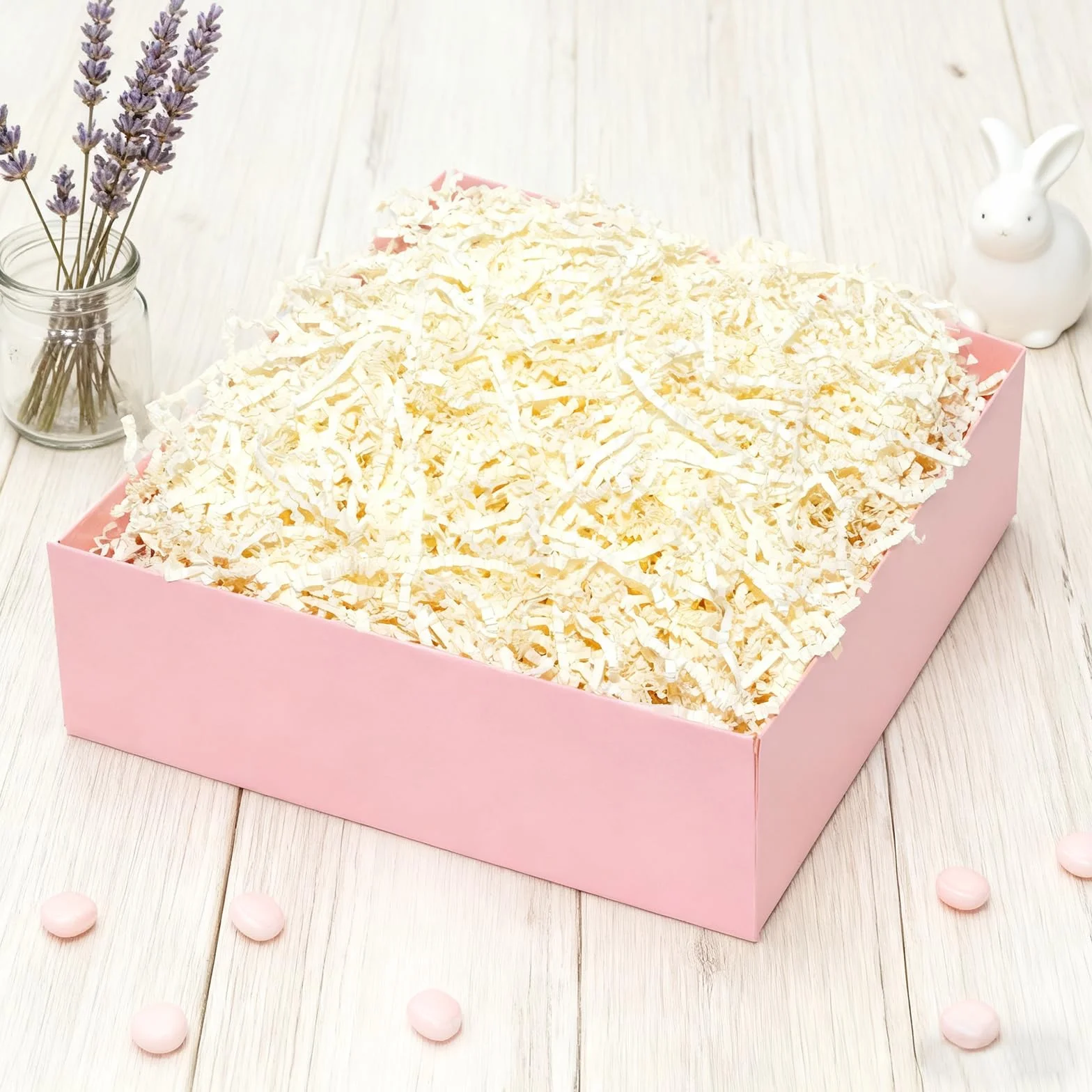Materiał opakowaniowy, wypełniacz, prezent do pudełka prezentowego: 200 g, materiał wypełniający do pakietów, kosz prezentowy, pudełko prezentowe, rozdrobniony papier, pudełko na prezent