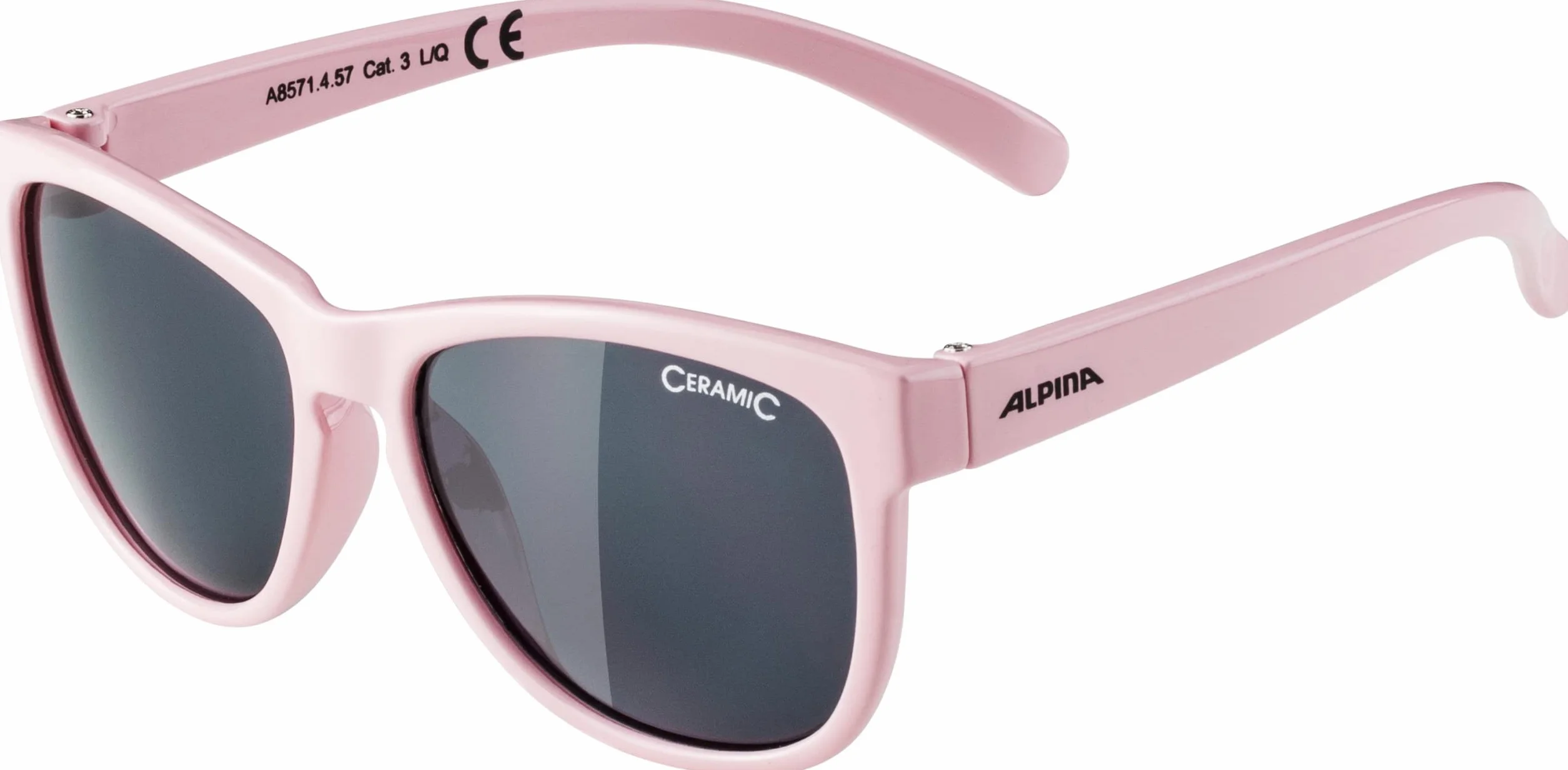 ALPINA Luzy – okulary przeciwsłoneczne bez zniekształceń i nietłukące się, 100% ochrony przed promieniowaniem UV, dla dzieci, różowe światło, rozmiar uniwersalny