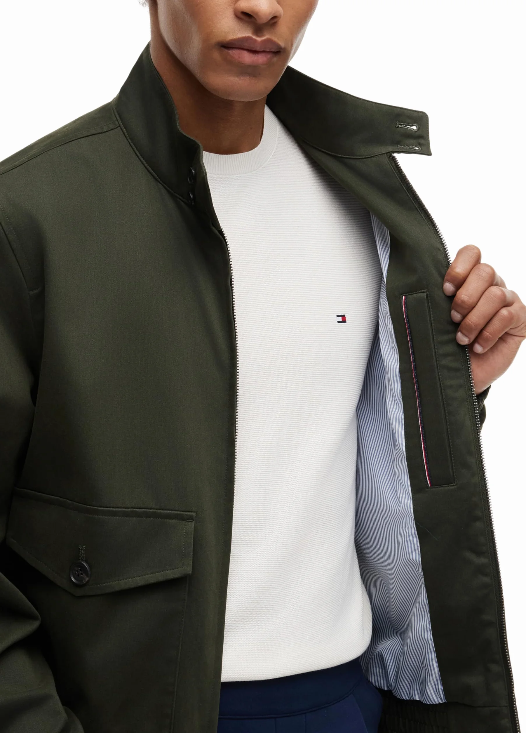 Tommy Hilfiger Inne kurtki Mężczyźni Cotton Harrington Mw0mw42507