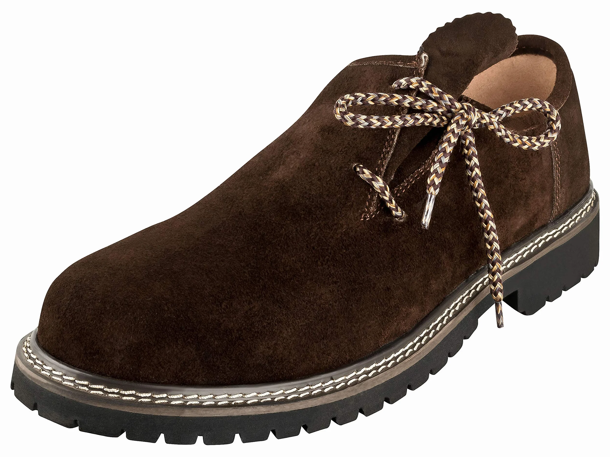 Męskie buty do stroju ludowego, wysokiej jakości buty ludowe dla mężczyzn, skórzane buty na Oktoberfes