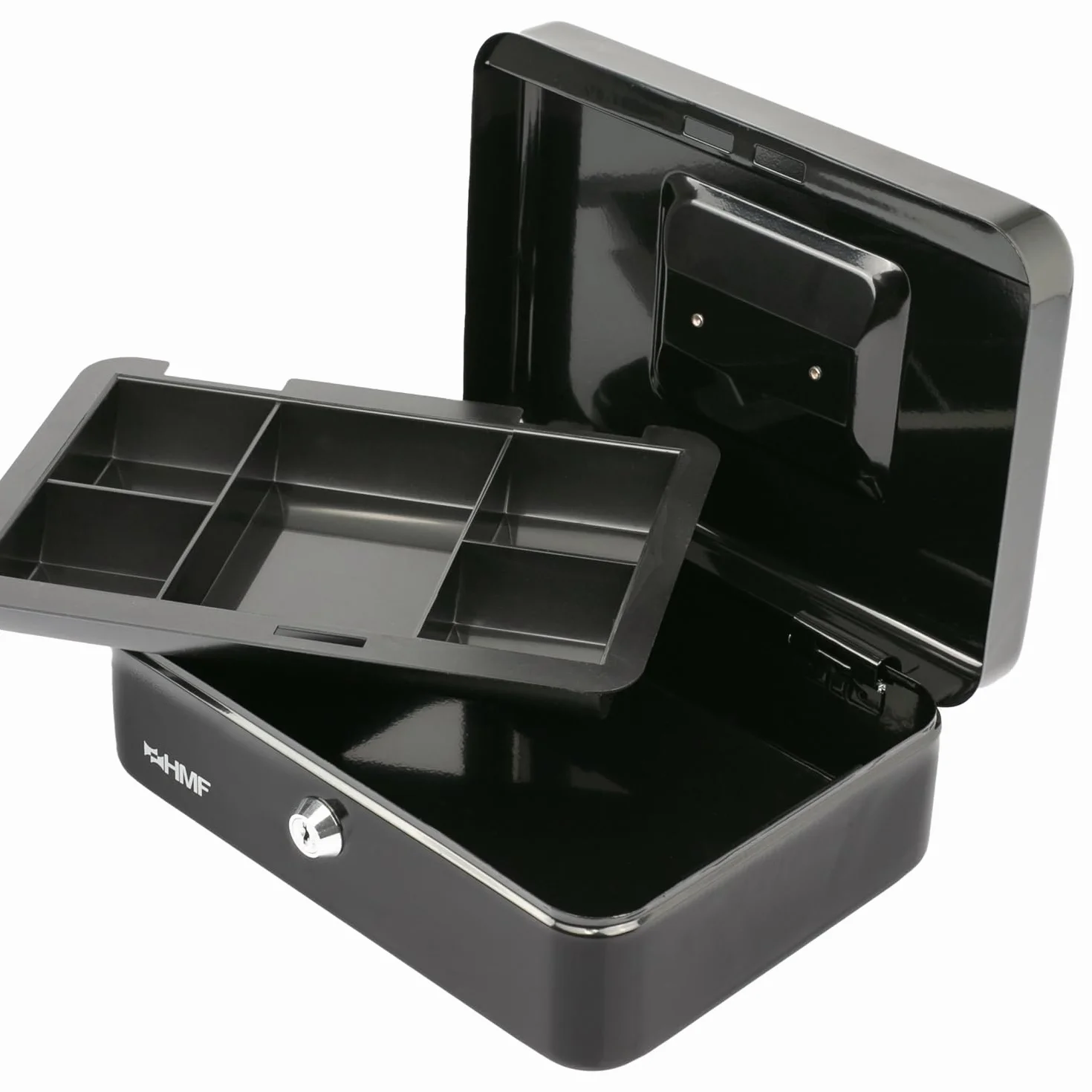HMF 10125-02 kasetka na pieniądze 25 x 18 x 9,5 cm, czarna