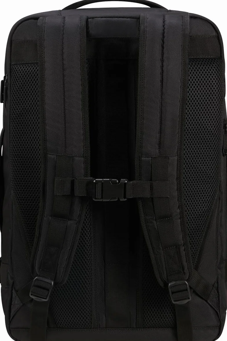 American Tourister Urban Track - Torba podręczna Ryanair 25 x 20 x 40 cm, 24.5 L, 0.50 kg, Bagaż podręczny, Plecak samolotowy S Underseater, Czarny asfaltowy