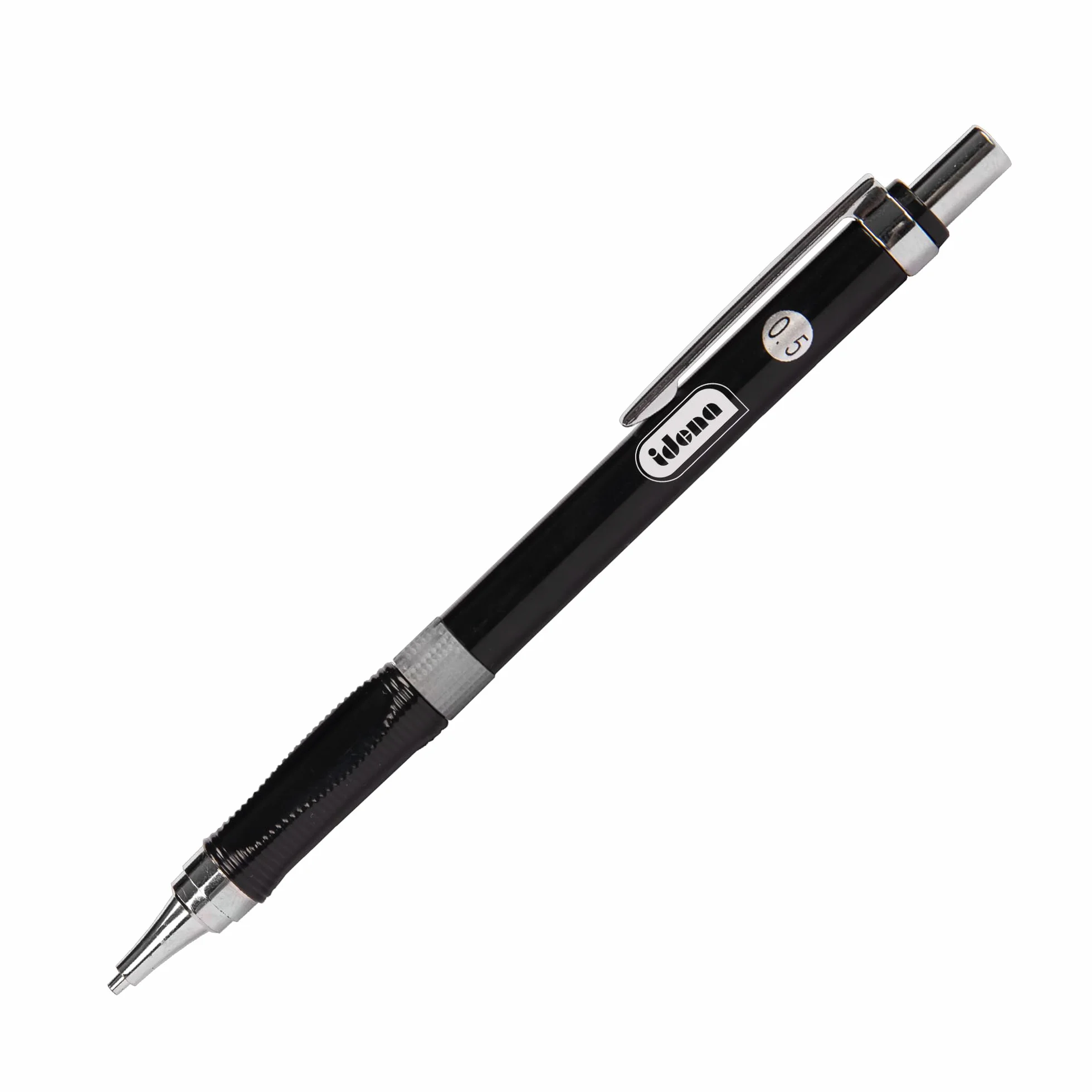 Idena 12145 - Zestaw ołówków mechanicznych, 2 sztuki, 0,5 i 0,7 mm, każdy z 12 zapasowymi końcówkami