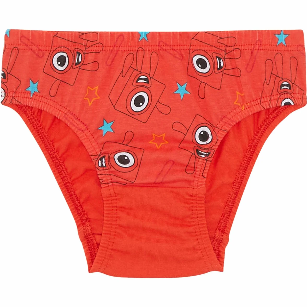 Numberblocks Pięciopak 100% bawełnianych majtek