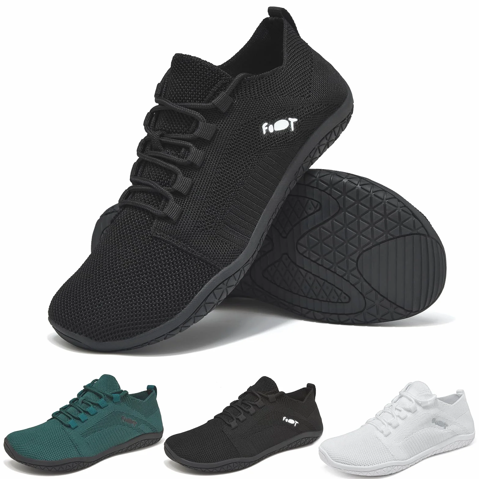 Wizshoe Buty Barefoot Damskie i Męskie Szerokie Minimalistyczne Obuwie do Chodzenia Lekkie Oddychające Elastyczna Podeszwa Wygodne Buty