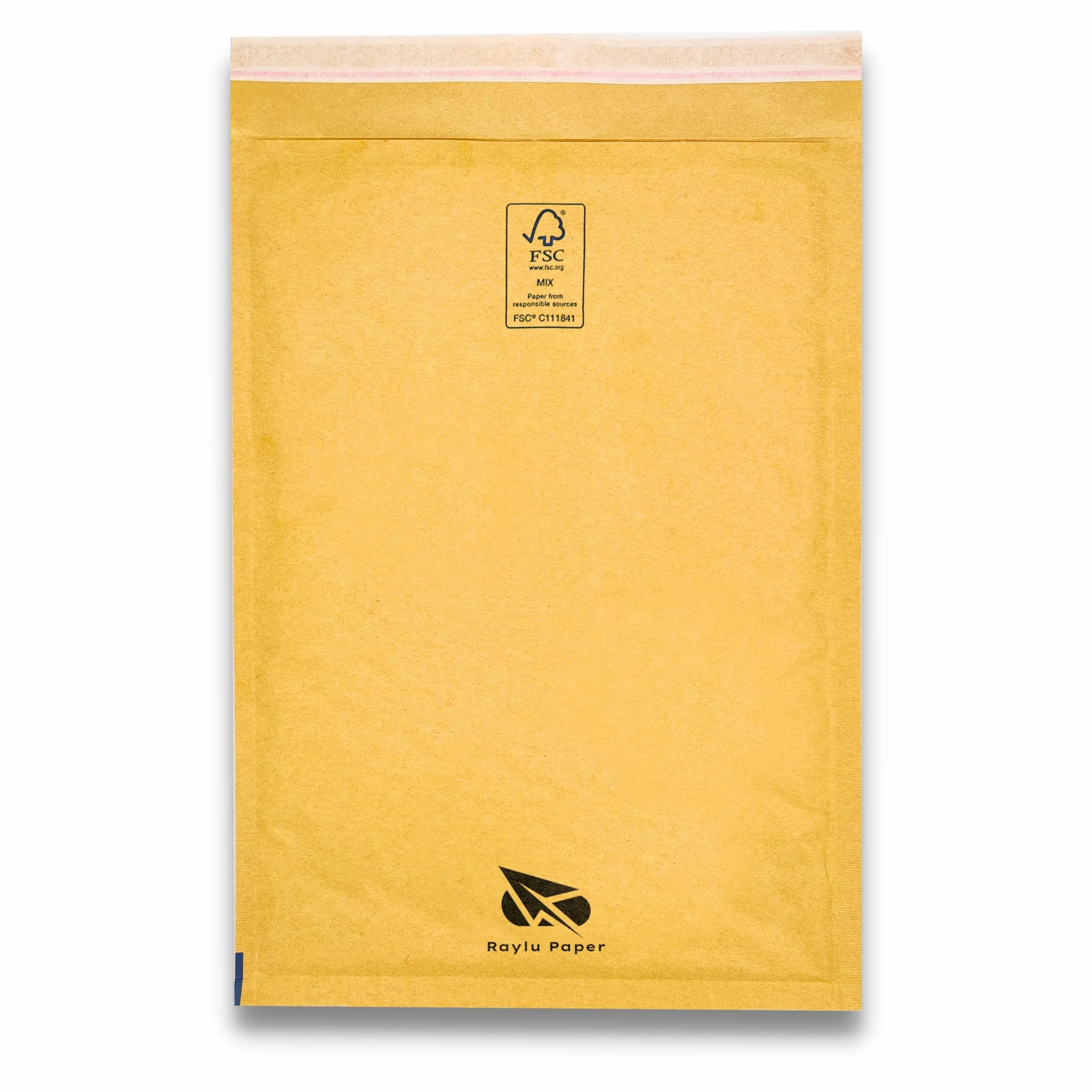 Raylu Paper® - Opakowanie 10 pakowanych kopert z bąbelkami Kraft z samoprzylepnym zapięciem, wyściełane koperty Kraft do wysyłki w kolorze brązowym 10 sztuk (270x360 mm)