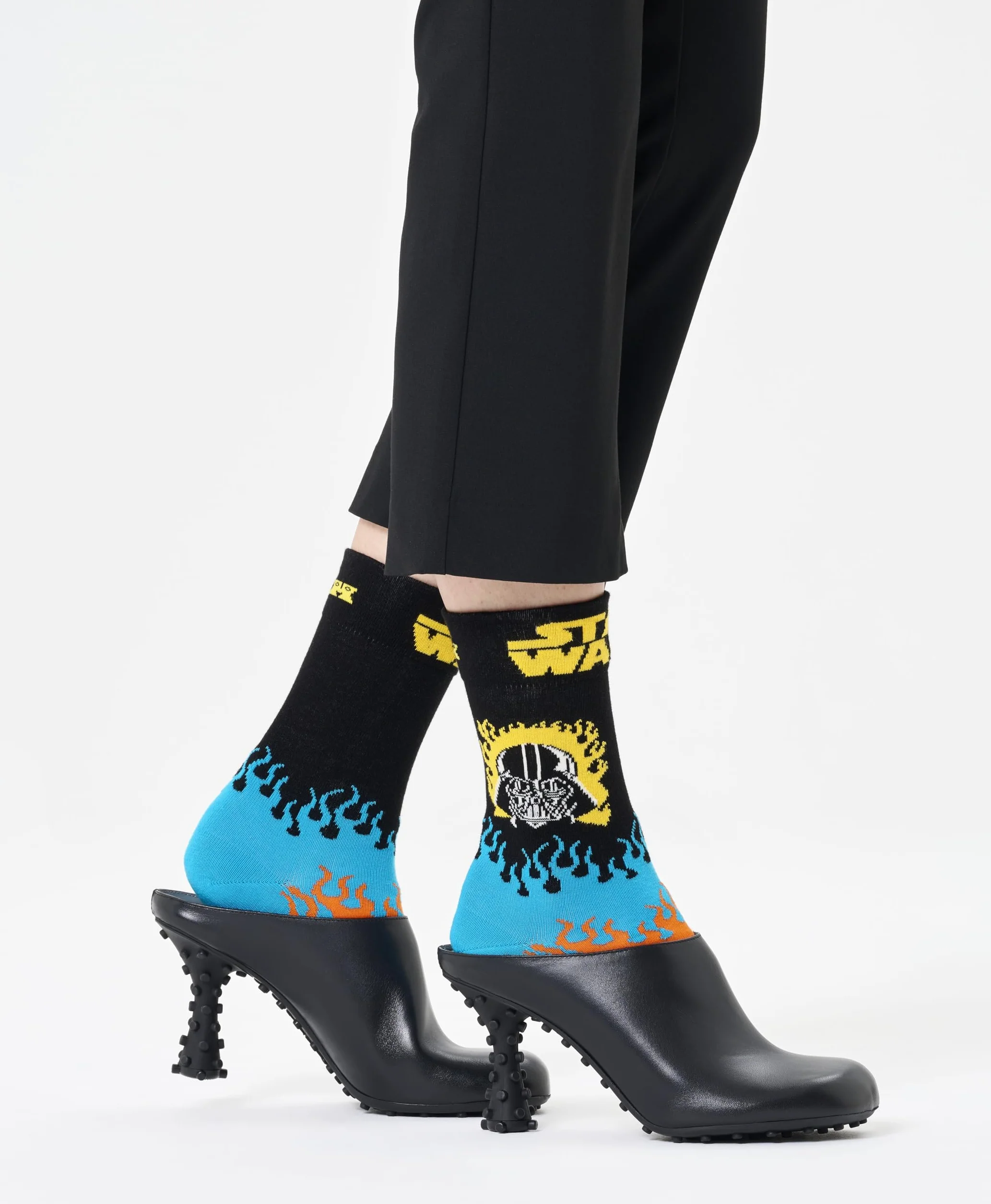 Happy Socks Star Wars Wydanie – Darth Vader, Yoda, R2-D2 I Wzór Szturmowca - Bawełniane Skarpetki Dla Kobiet I Mężczyzn