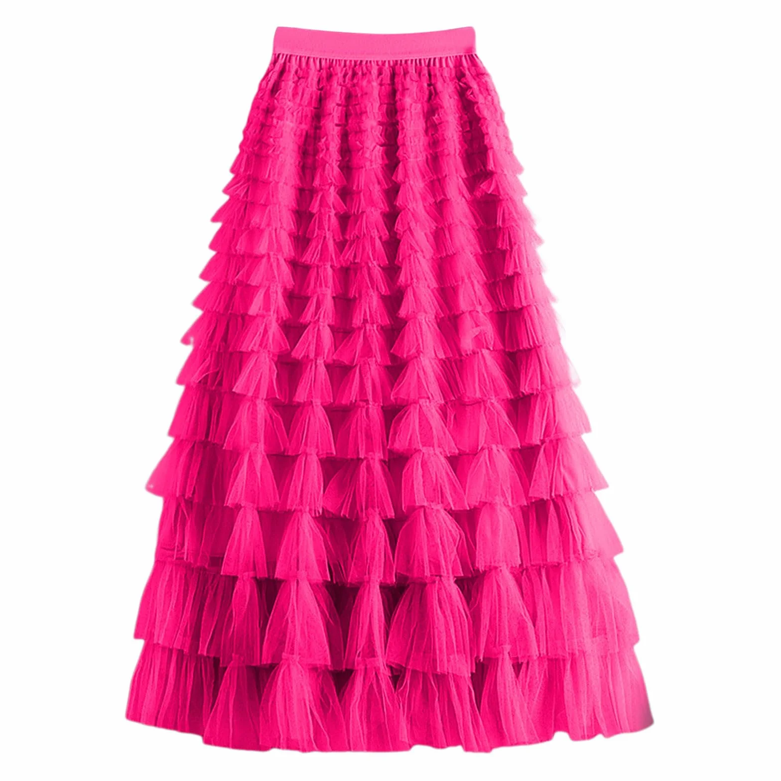 Długa spódnica tiulowa damska, spódniczka baletowa, mini spódniczka, halka, rockabilly, vintage, sukienka do tańca, kostium karnawałowy w stylu lat 50. XX wieku, Cosplay, kostium karnawałowy, spódnica