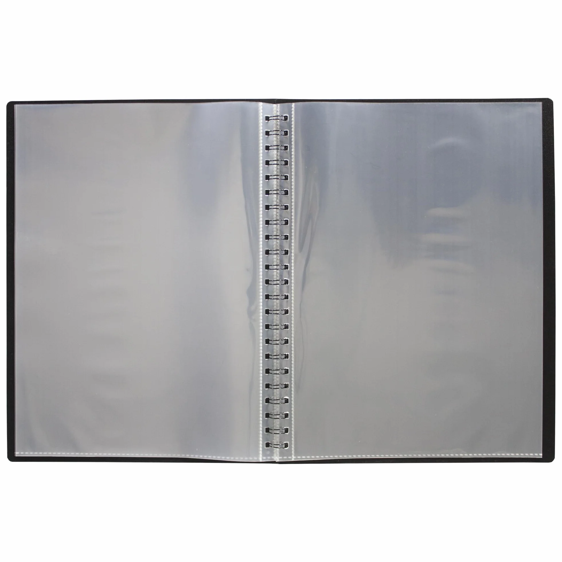 eco-eco eco137x2 książka ekspozycyjna w 50% z recyklingu, 40 kieszeni, składana spirala, 2 sztuki, A5