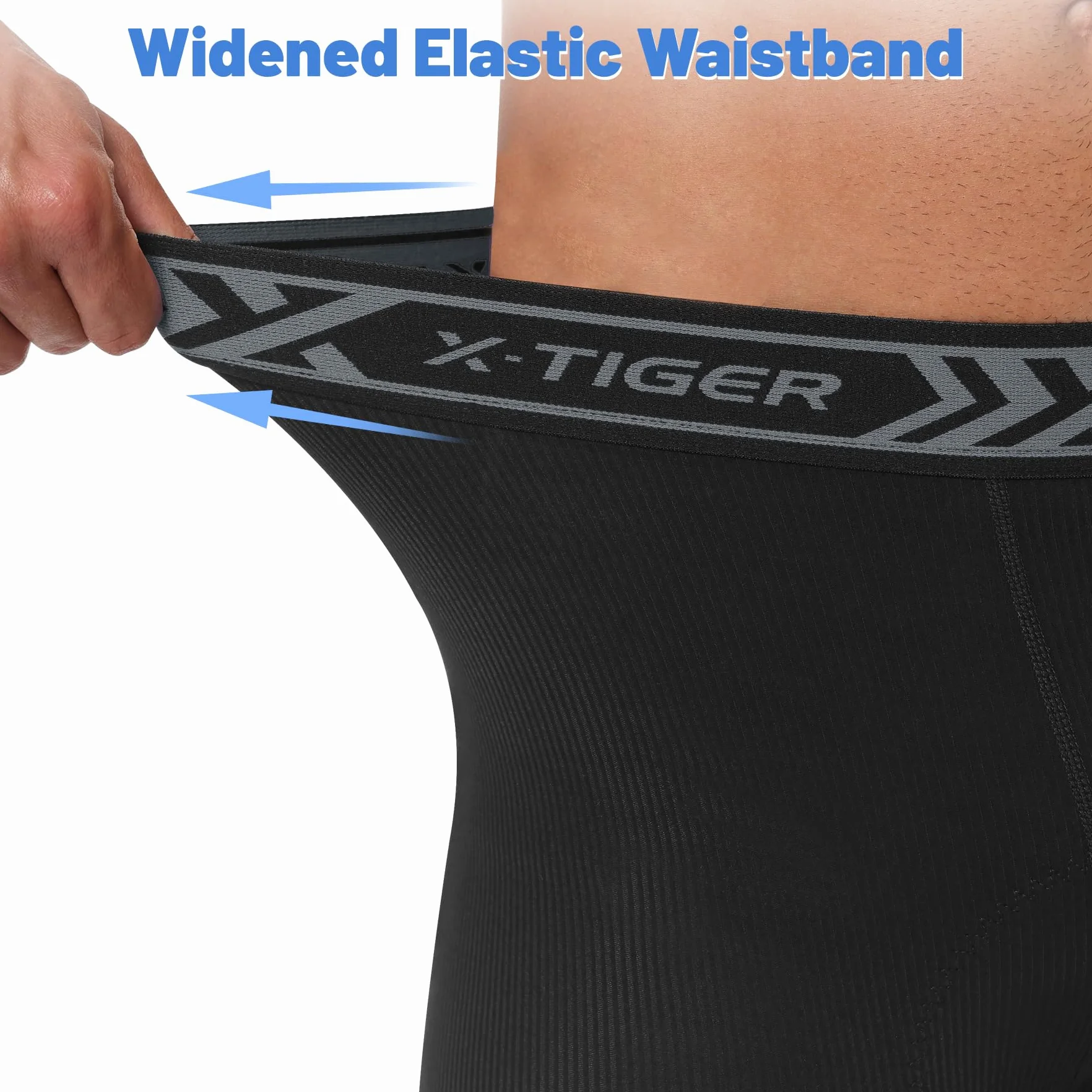 X-TIGER Męskie spodnie rowerowe, wyściełane spodenki rowerowe, spodenki rowerowe, spodenki rowerowe MTB Bike krótkie spodnie