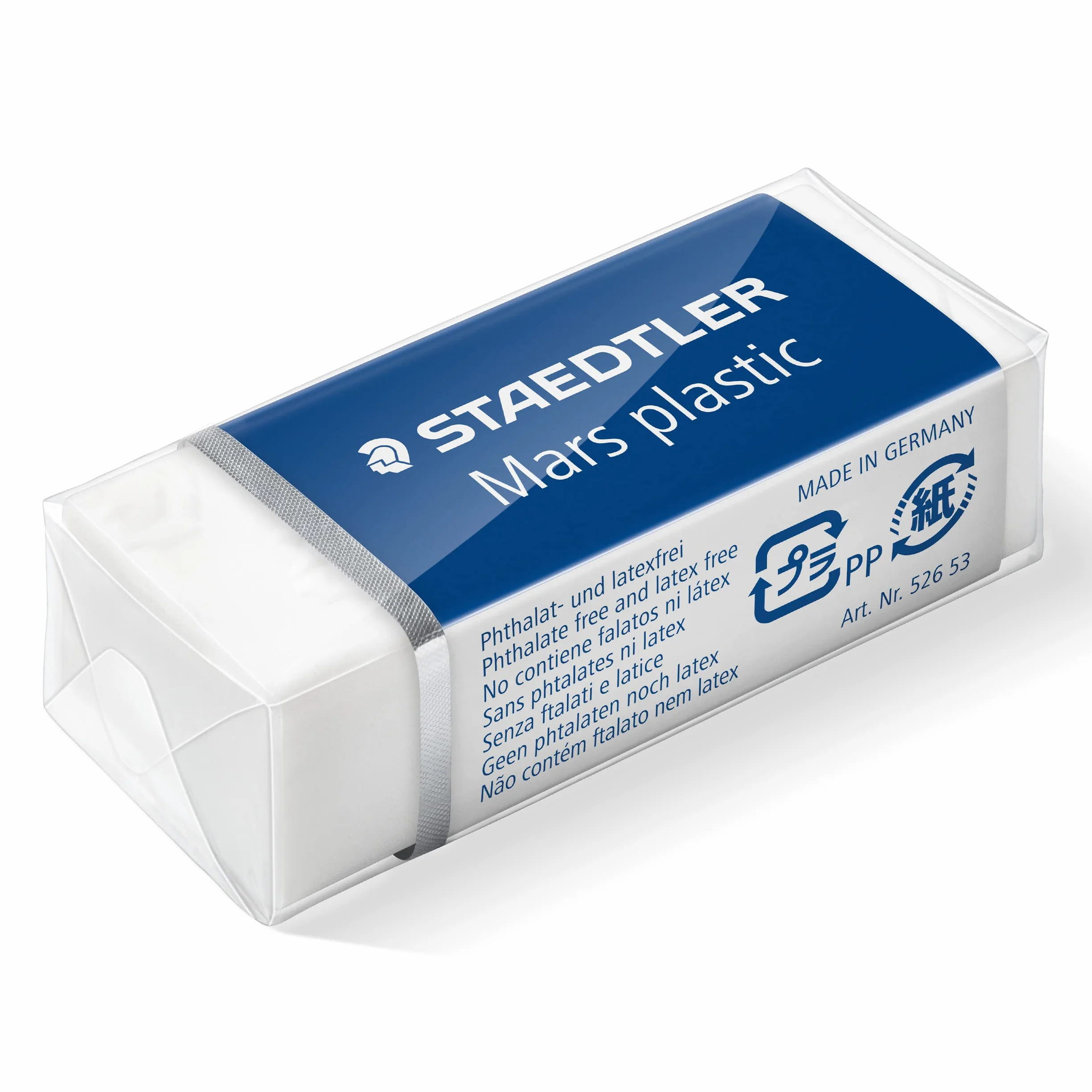Staedtler 52653ABK3DST Gumka do Ścierania, Biały, 3 sztuki
