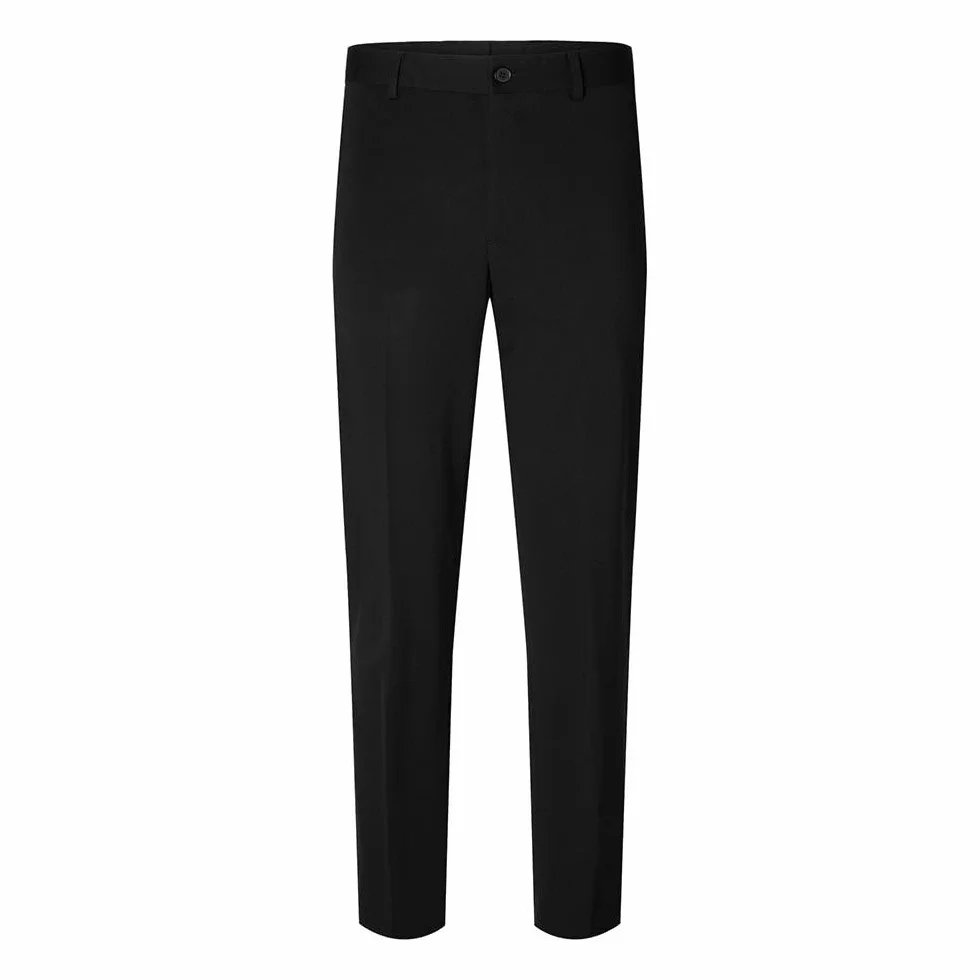 SELETED HOMME Męskie spodnie Slhslim-Delon Jersey TRS Flex Noos, czarny, 46