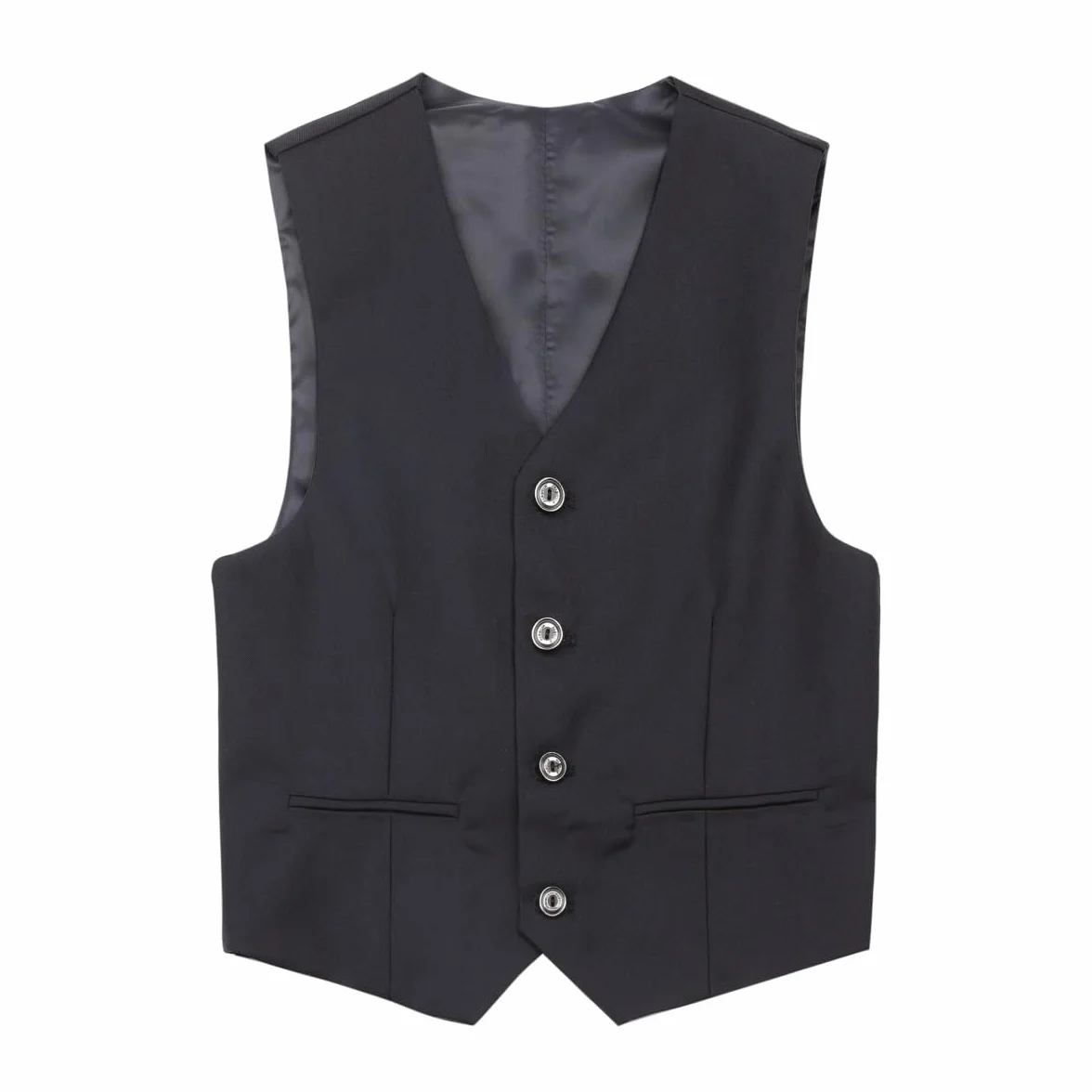 Chłopięcy kostium 3 częściowy klasyczny slim fit ślubny studniówkę Tuxedo kurtka spodnie i kamizelka