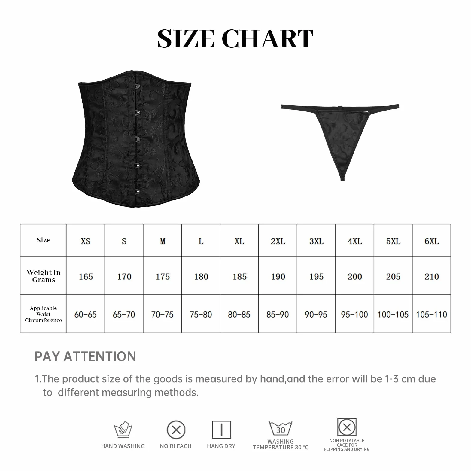 SHEKINI Gorset damski wyszczuplający brzuch, gorset pod biustem, talia Cincher ze stringami, żakardowy top w stylu gotyckim, vintage