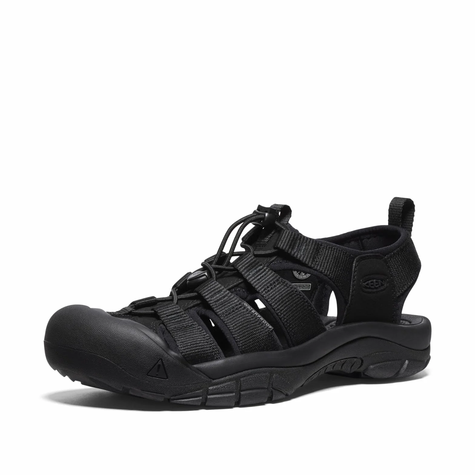 KEEN Damskie sandały wodne Newport H2 z zamkniętymi palcami, Czarny/Czarny/Czarny, 39 EU