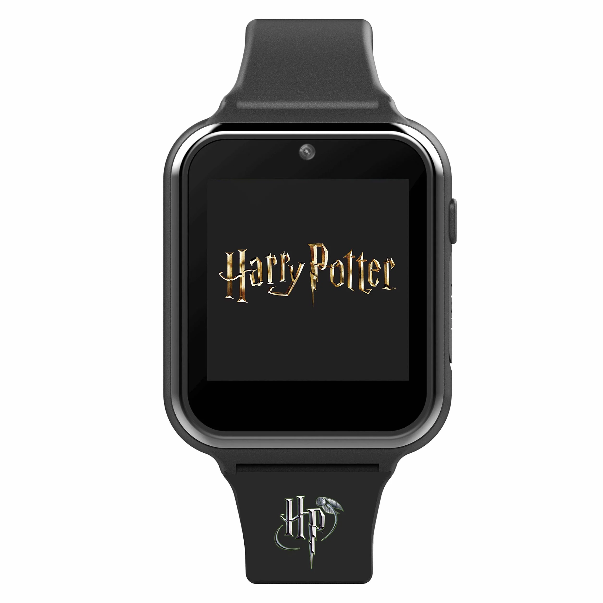 Harry Potter HP4096ARG Cyfrowy zegarek kwarcowy z silikonowym paskiem - chłopiec - czarny, Kolor: czarny, pasek