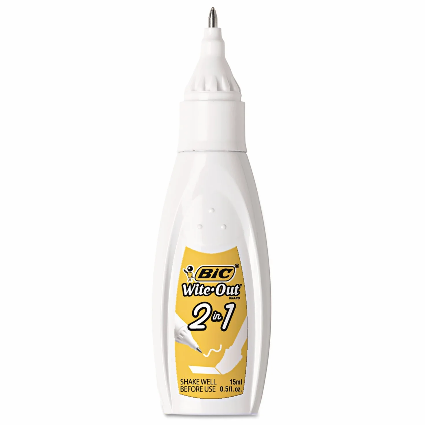 BIC 15 ml butelka Wite-Out płyn korekcyjny 2 w 1 (BICWOPFP11)