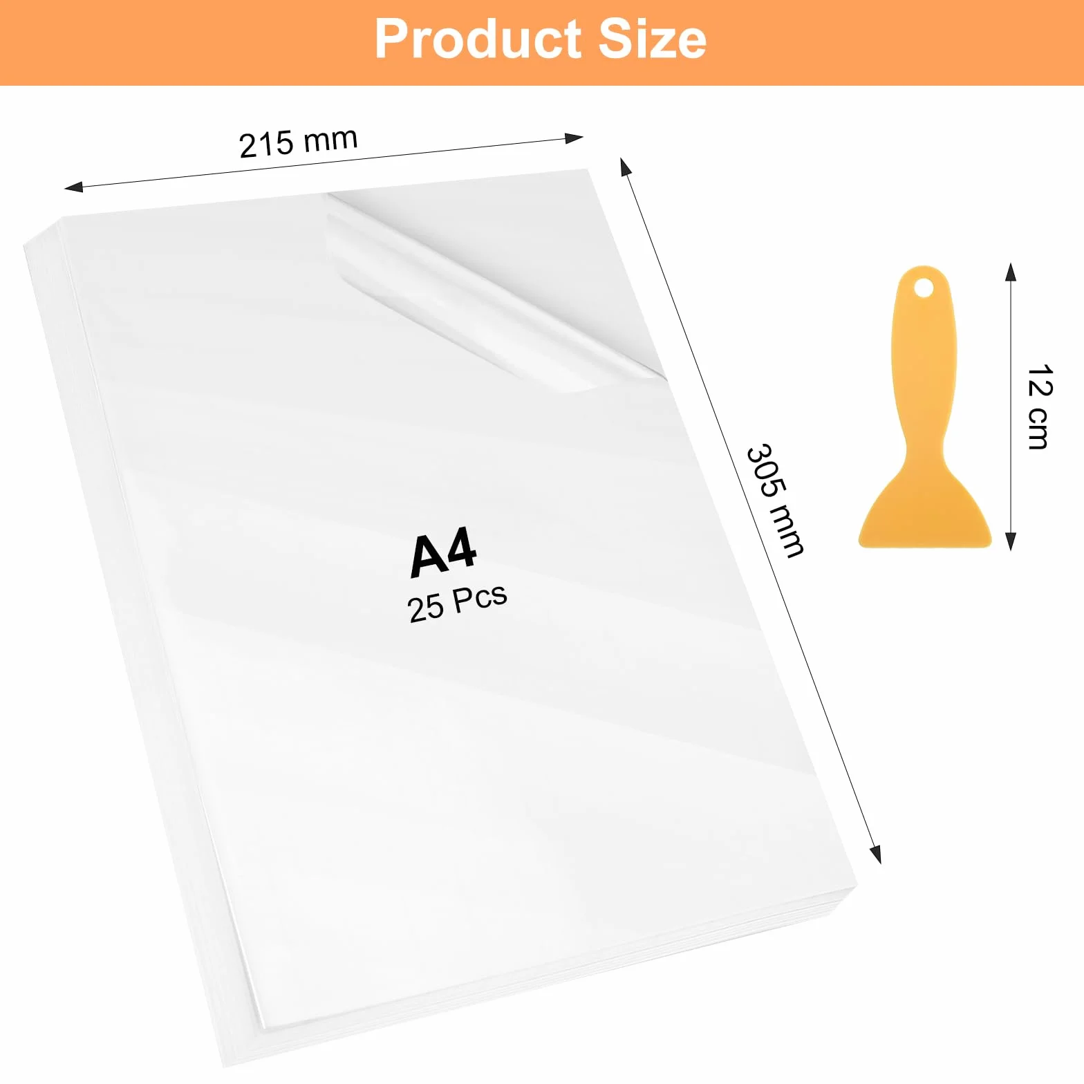 25 sztuk folii do laminowania na zimno, samoprzylepne folie do laminowania transparentne A4 laminowanie bez urządzenia Karty samolaminujące, folie do laminowania na zimno do okazów botanicznych