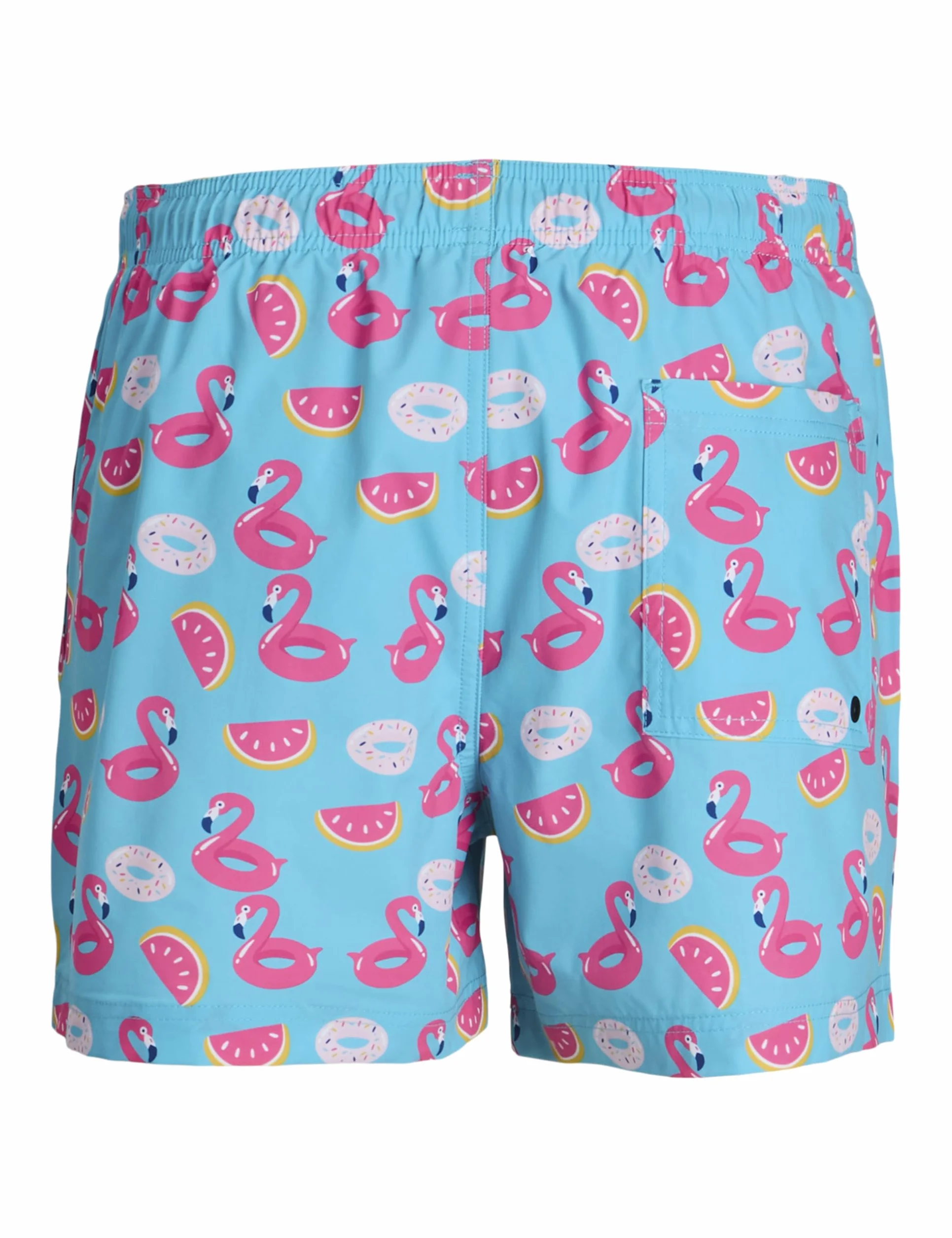 JACK & JONES Jpstmaui Jjswim Novelty Aop AKM Pls męskie, niebieski (Scuba Blue), 46