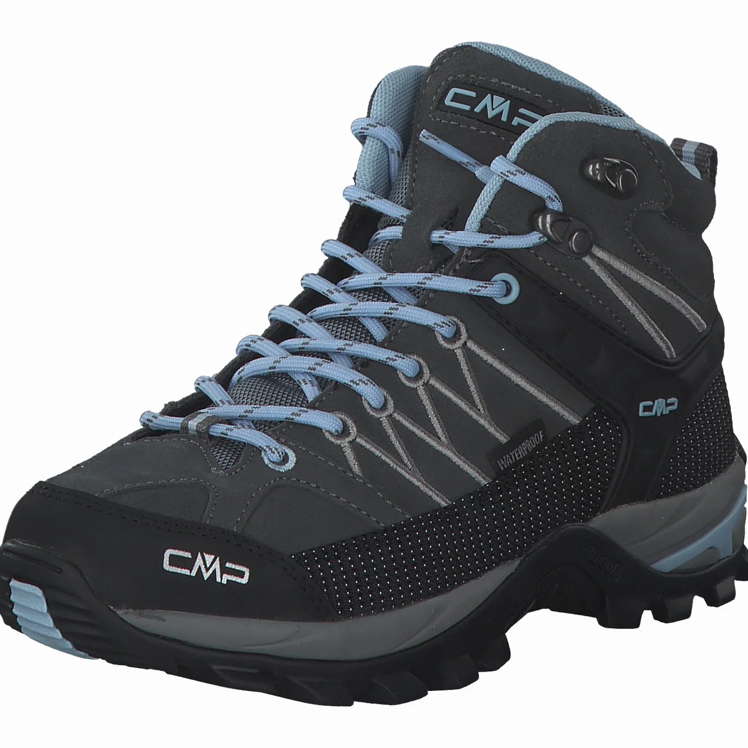 CMP Kobiety Rigel Mid Wmn Trekking Shoe Wp półbuty trekkingowe, Czarny, 41 EU