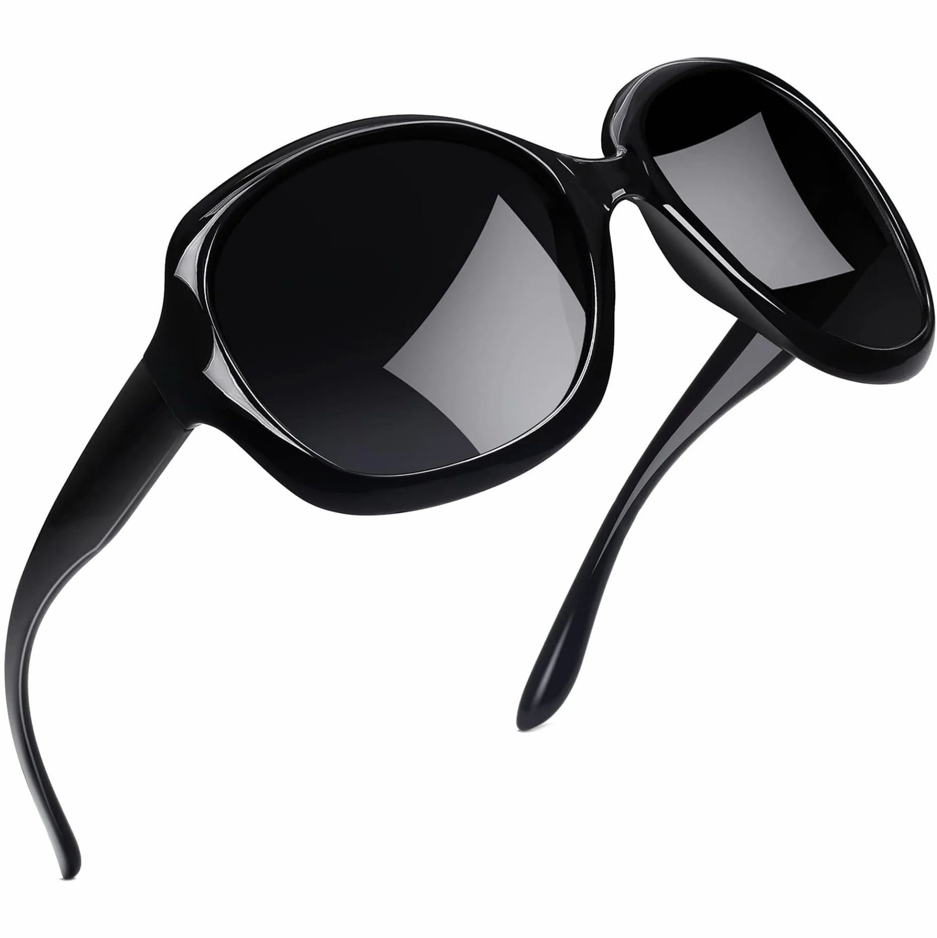 Joopin Oversized Polaryzacyjne Okulary dla Kobiet, Ochrona UV400 Vintage Moda Duże Ramki Damskie Okulary Przeciwsłoneczne