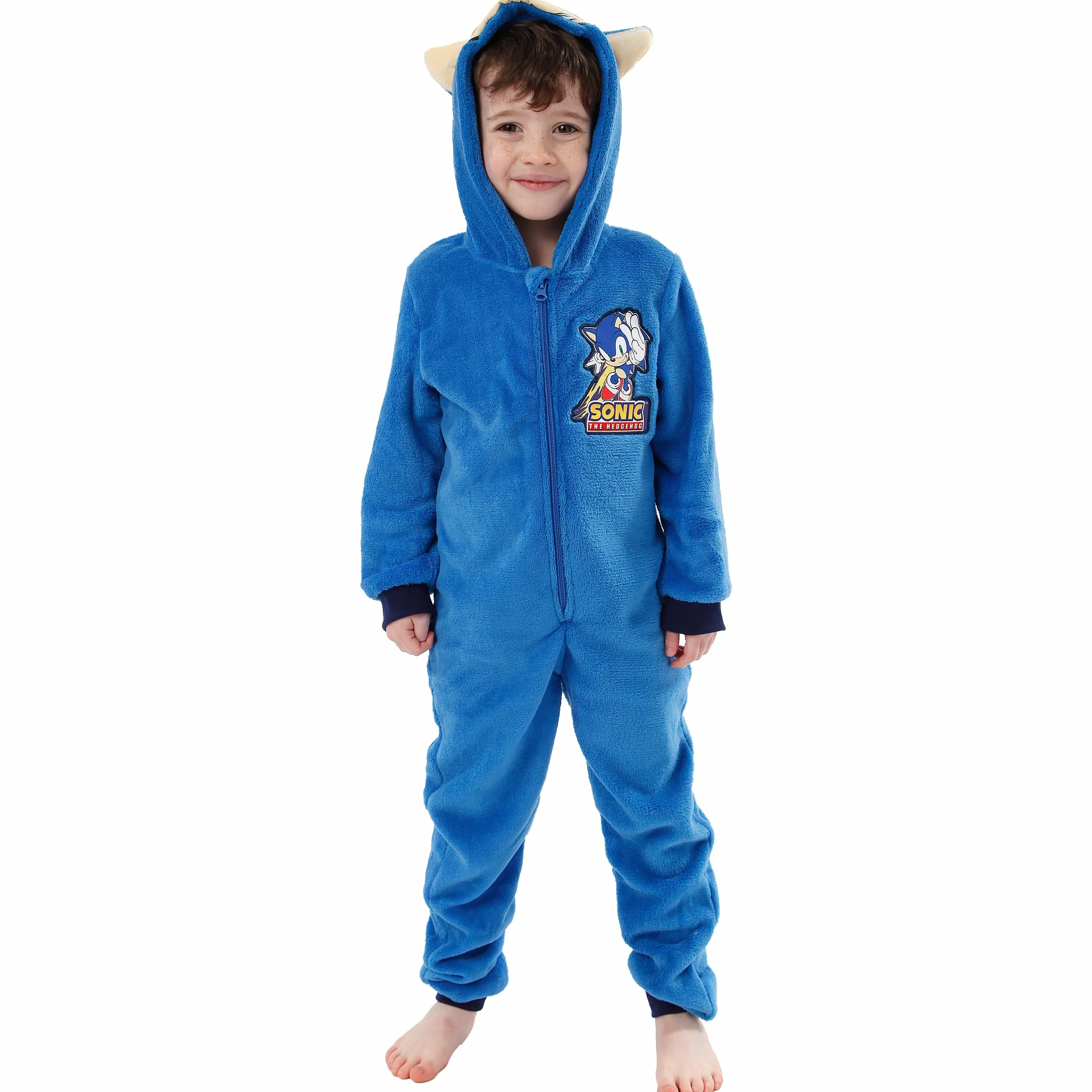Piżamy Sonic The Hedgehog | Kombinezon Sonic | Przebranie Sonic Dla Dzieci | Oficjalny Merchandise Sonic