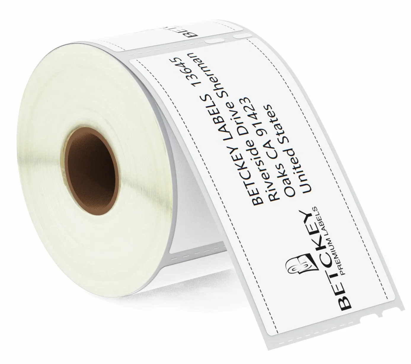 BETCKEY - 1 Rolle 99014 Etykiet Kompatybilne z DYMO S0722430, 54mm x 101mm, 240 Etykiety do Przesyłek Sztuk do LabelWriter 450 4XL, NIE do 550/5XL