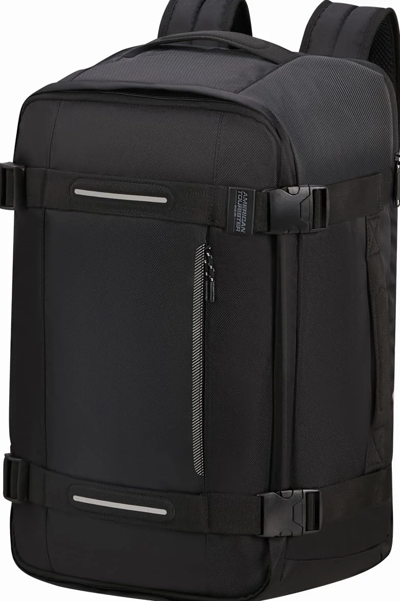 American Tourister Urban Track - Torba podręczna Ryanair 25 x 20 x 40 cm, 24.5 L, 0.50 kg, Bagaż podręczny, Plecak samolotowy S Underseater, Czarny asfaltowy