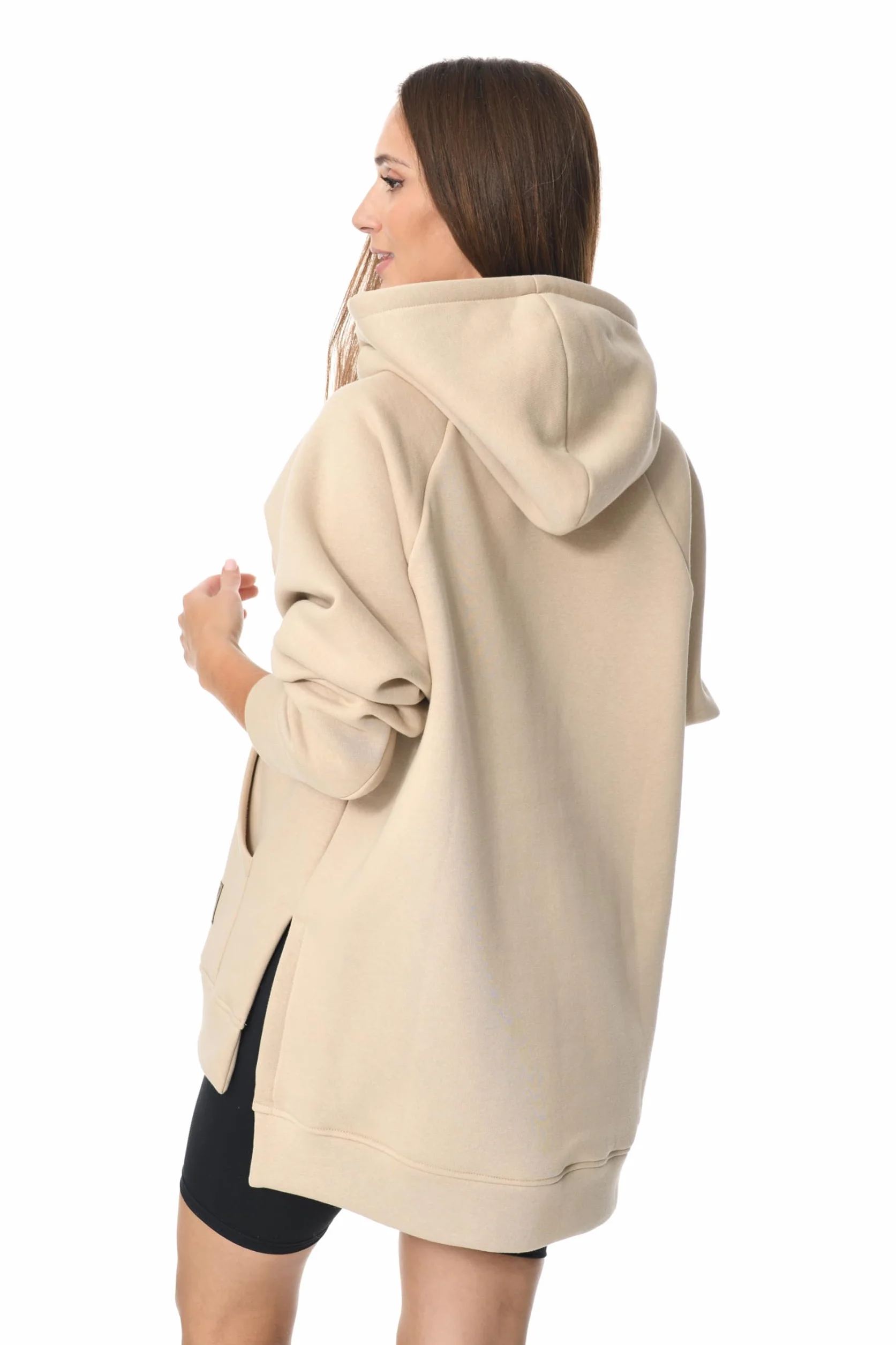 MijaCulture Moda ciążowa 2 w 1 sweter do karmienia i sweter ciążowy top do karmienia Stella M014