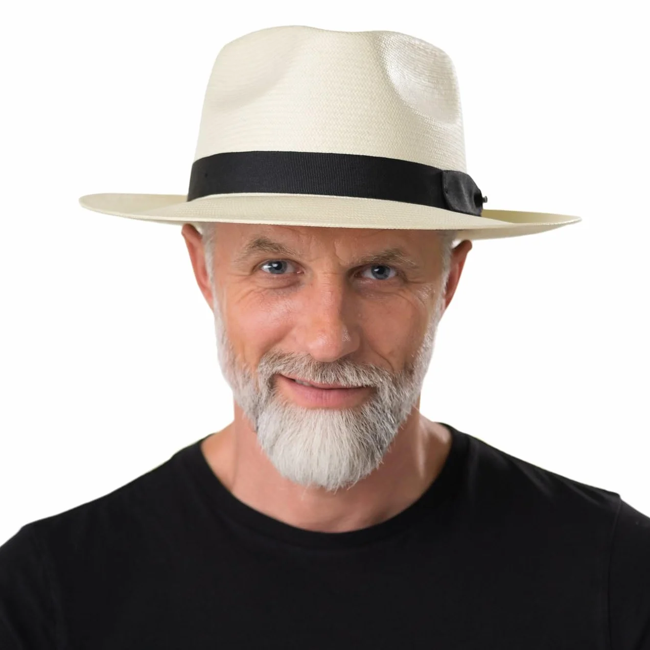 Stetson Kapelusz Fedora Telida ToyoKobiety/Mężczyźni - przeciwsloneczny Z rypsowym paskiem Lato wiosna-lato