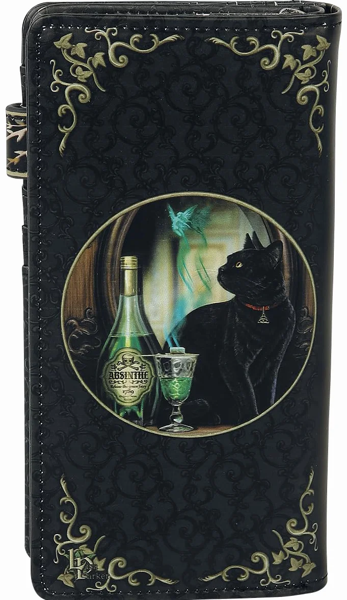 Nemesis Now B4863P9 Absinthe wytłaczana torebka Lisa Parker 18,5 cm, PU, czarna