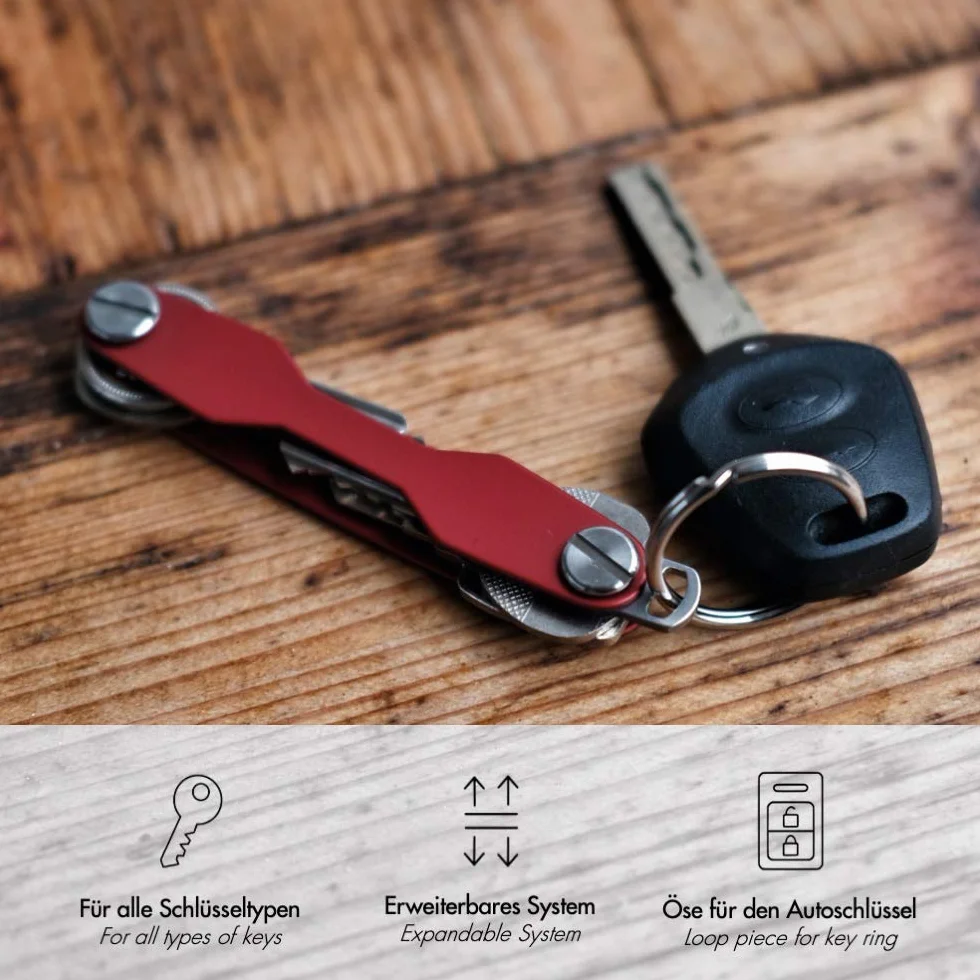 WUNDERKEY® - Organizer na Klucze Premium Made in Germany | Etui na Klucze | Kółko na Klucze
