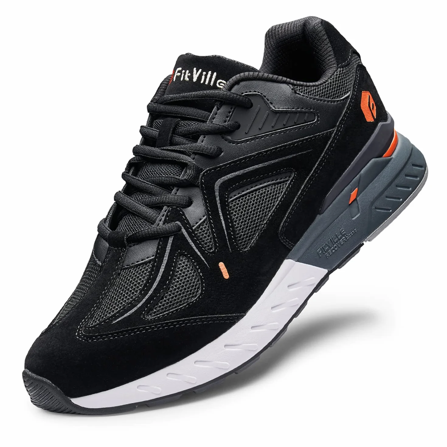 Buty Do Biegania Fitville Męskie Bardzo Szerokie Buty Treningowe Szerokie Buty Sportowe Szerokie Buty Fitness Wygodne Trampki Buty Na Zapalenie Powięzi Podeszwy Ból Stopy